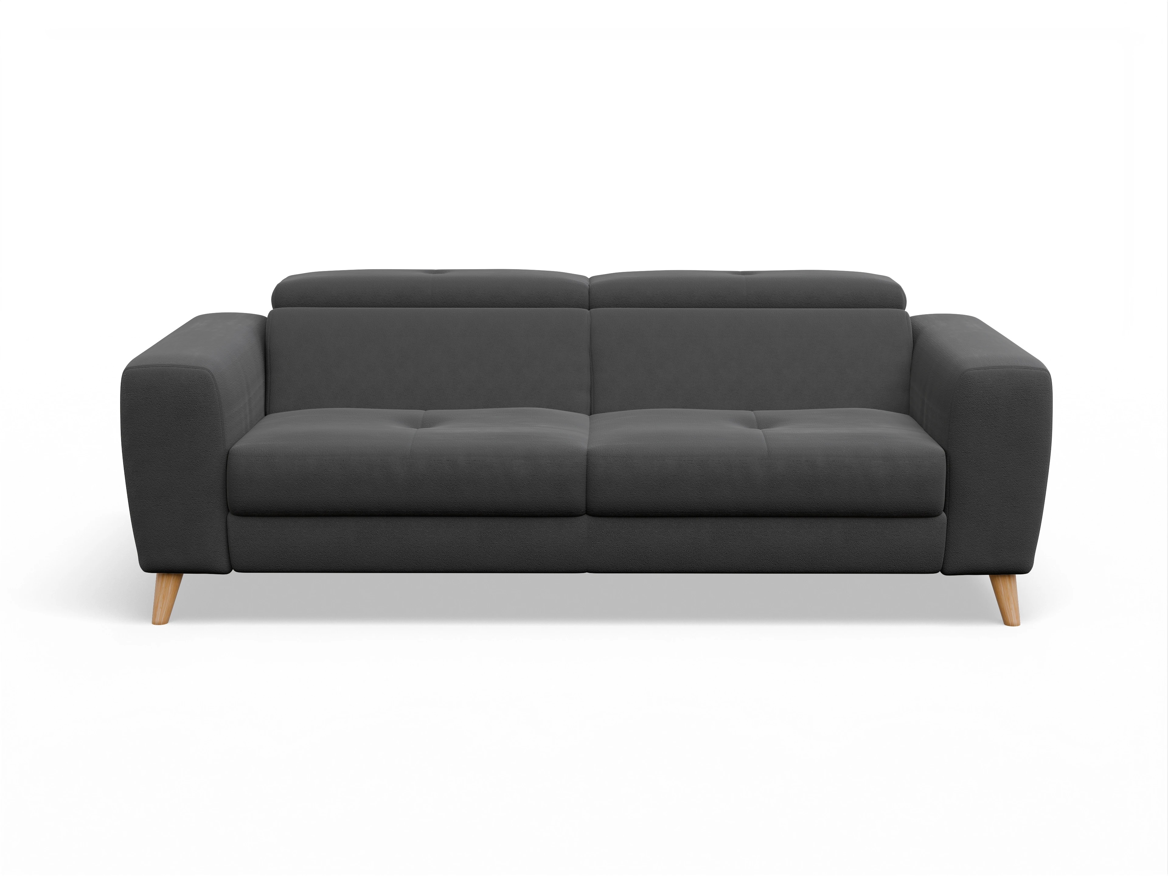 Ansicht des Produktes Capua 3-Sitzer Sofa in Stoff Grau