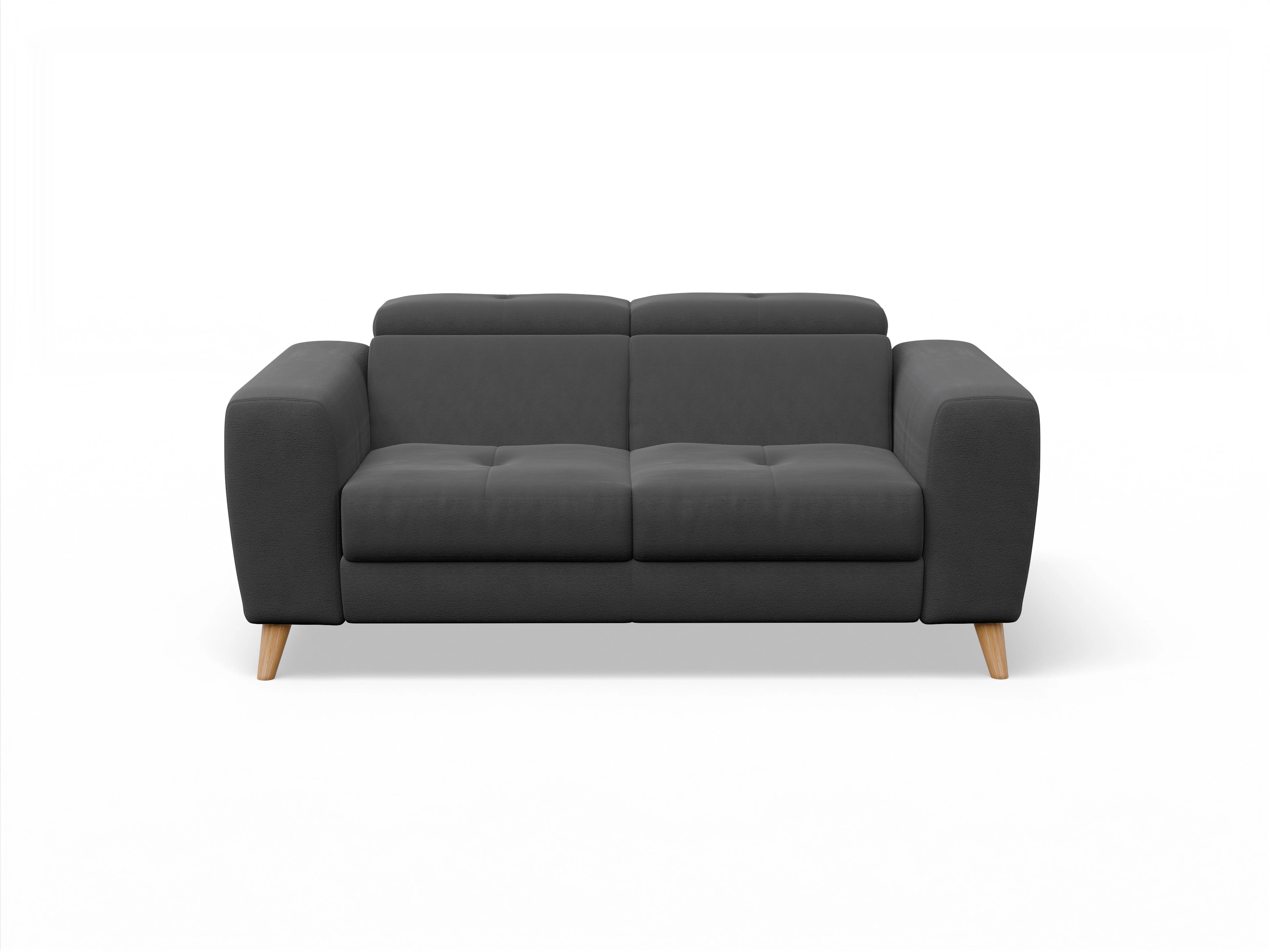 Ansicht des Produktes Capua 2-Sitzer Sofa in Stoff Grau