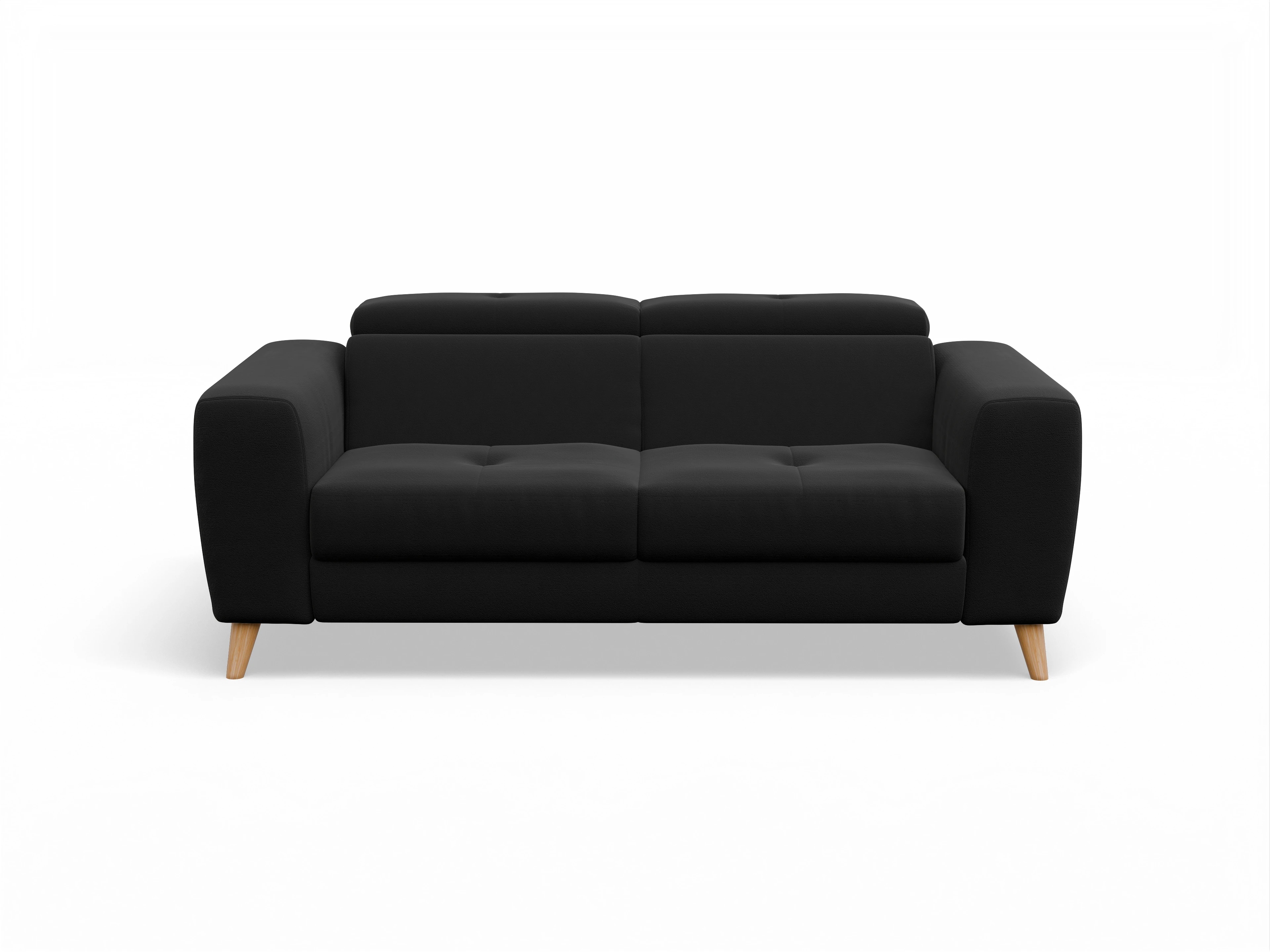 Ansicht des Produktes Capua 2,5-Sitzer Sofa in Stoff Schwarz