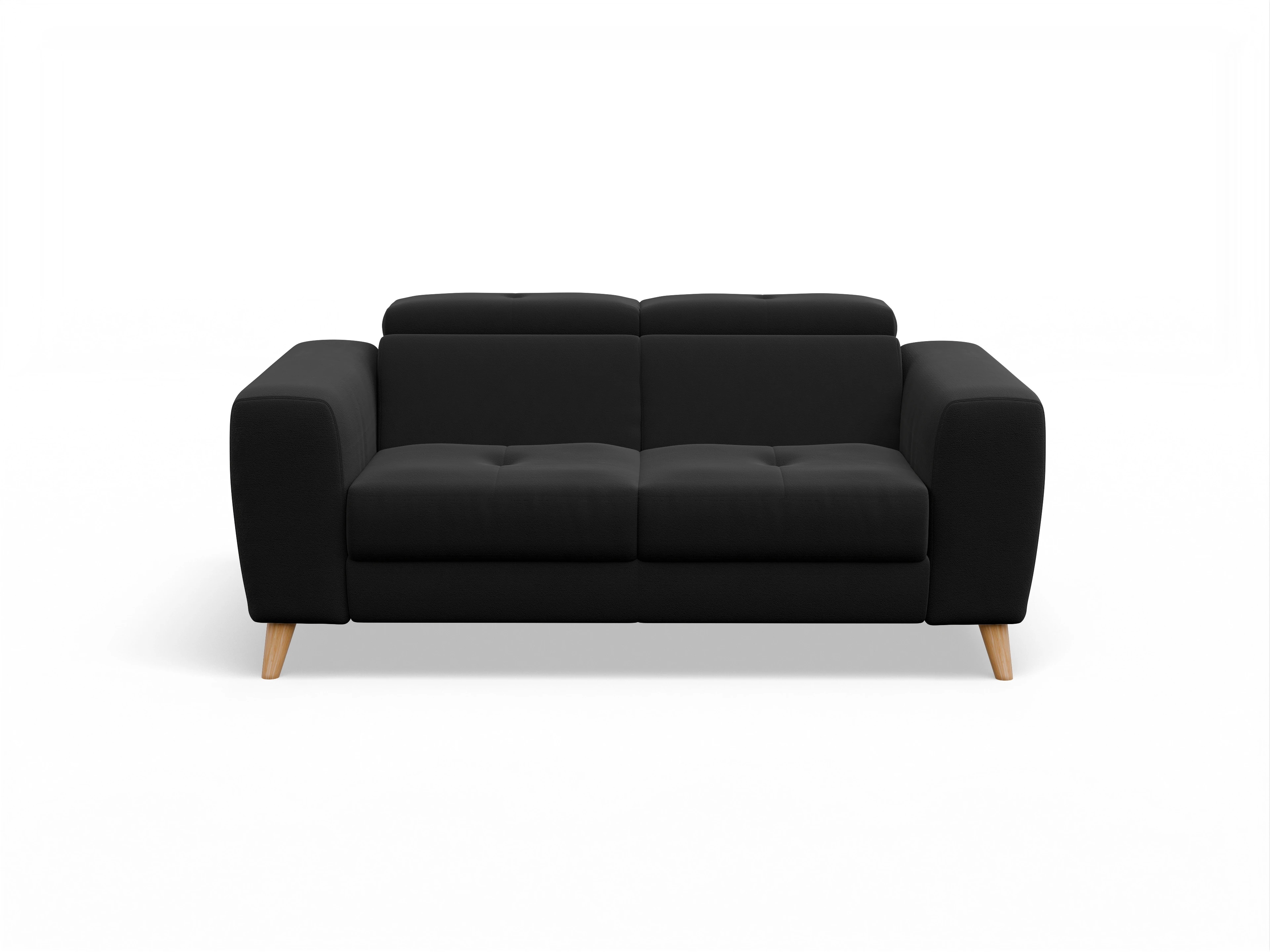 Ansicht des Produktes Capua 2-Sitzer Sofa in Stoff Schwarz