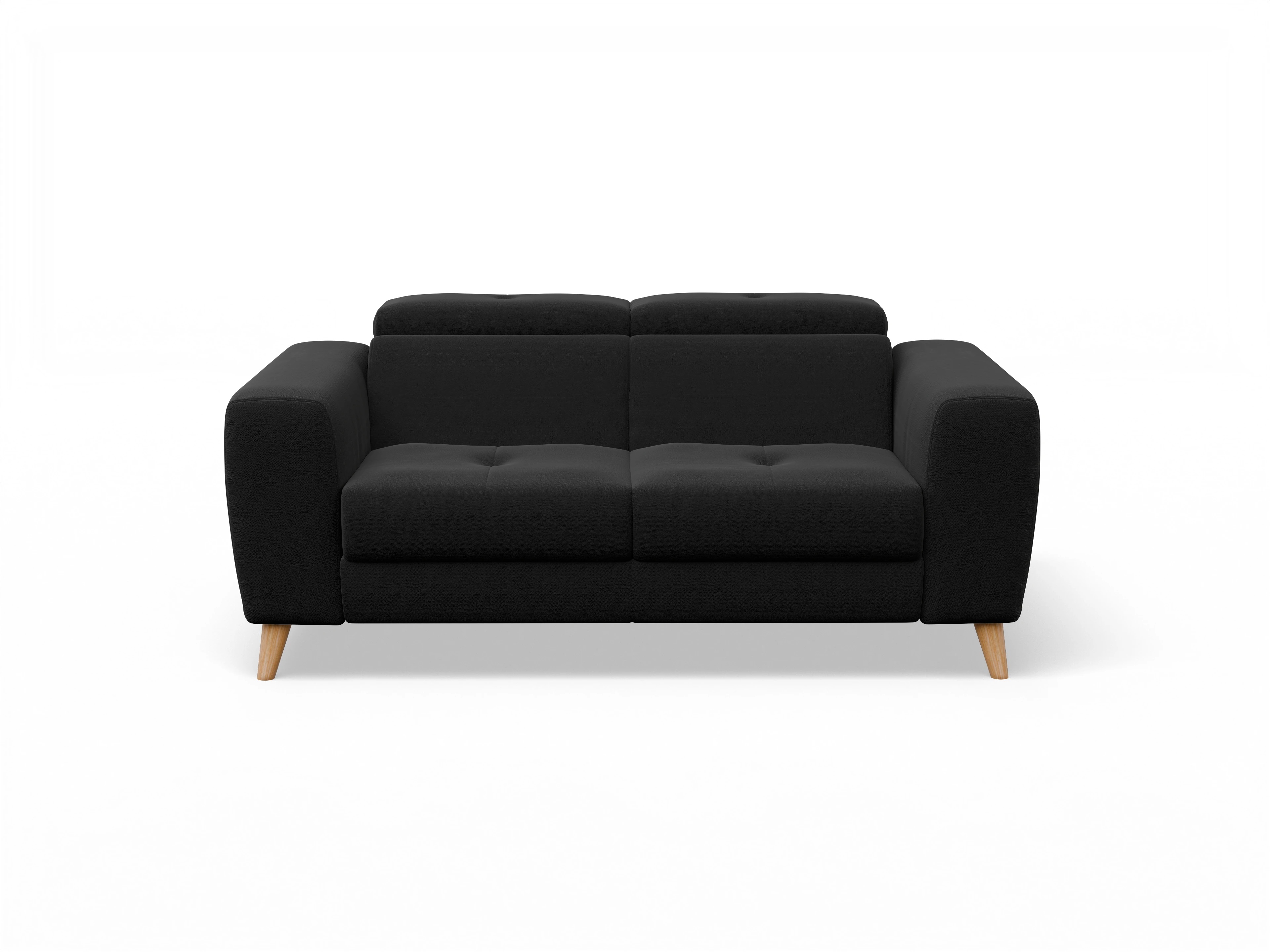 Ansicht des Produktes Capua 2-Sitzer Sofa in Stoff Schwarz