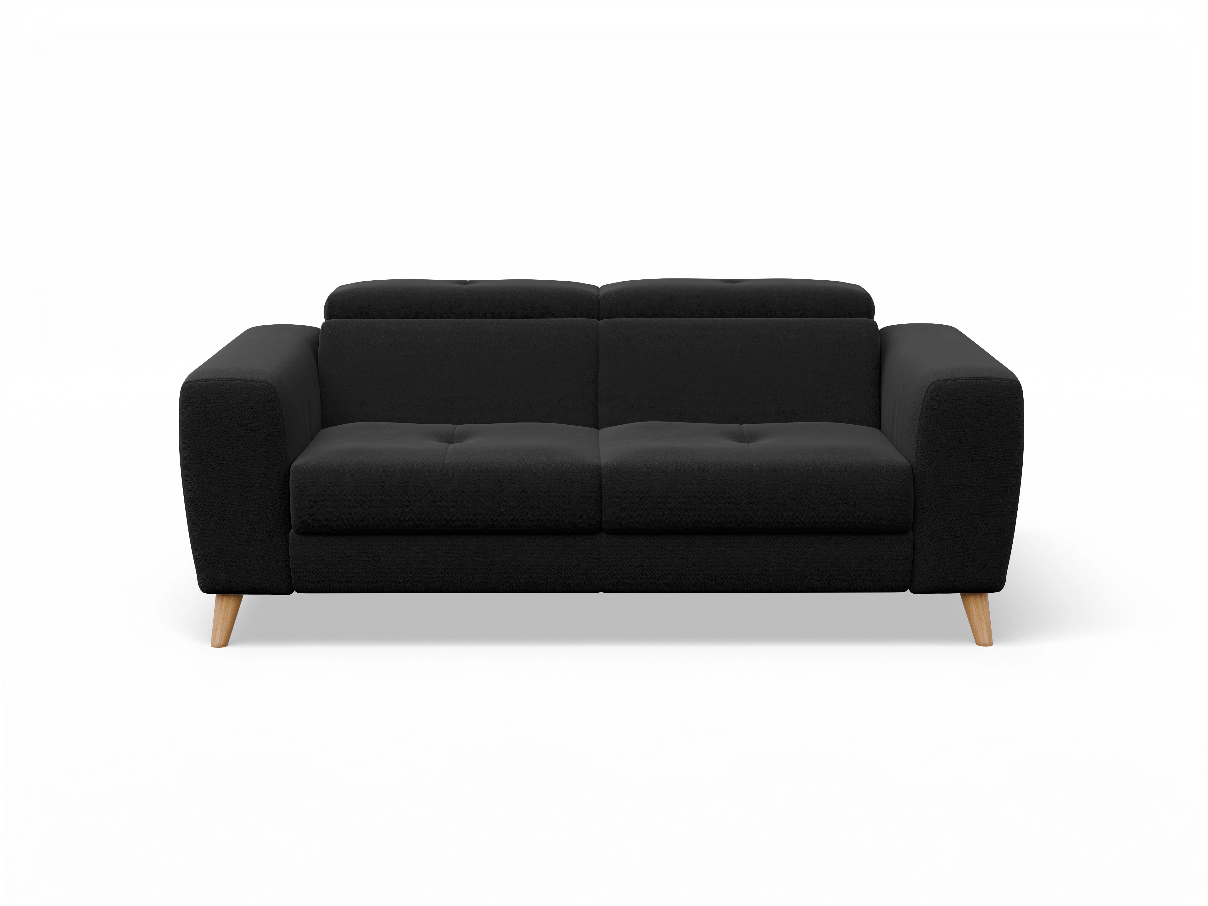 Ansicht des Produktes Capua 2,5-Sitzer Sofa in Stoff Schwarz