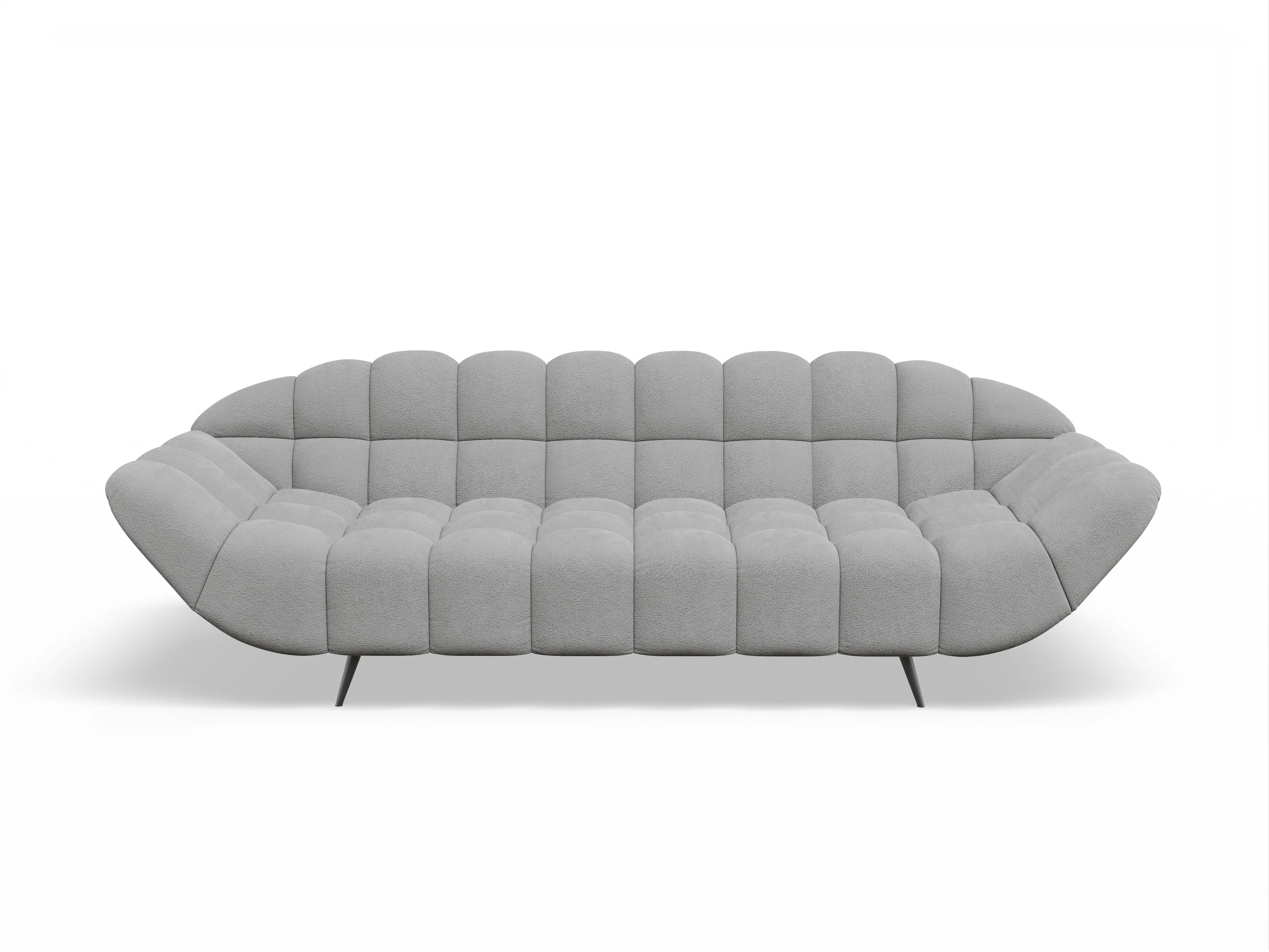 Ansicht des Produktes Girona-O 3-Sitzer Sofa in Stoff Grau