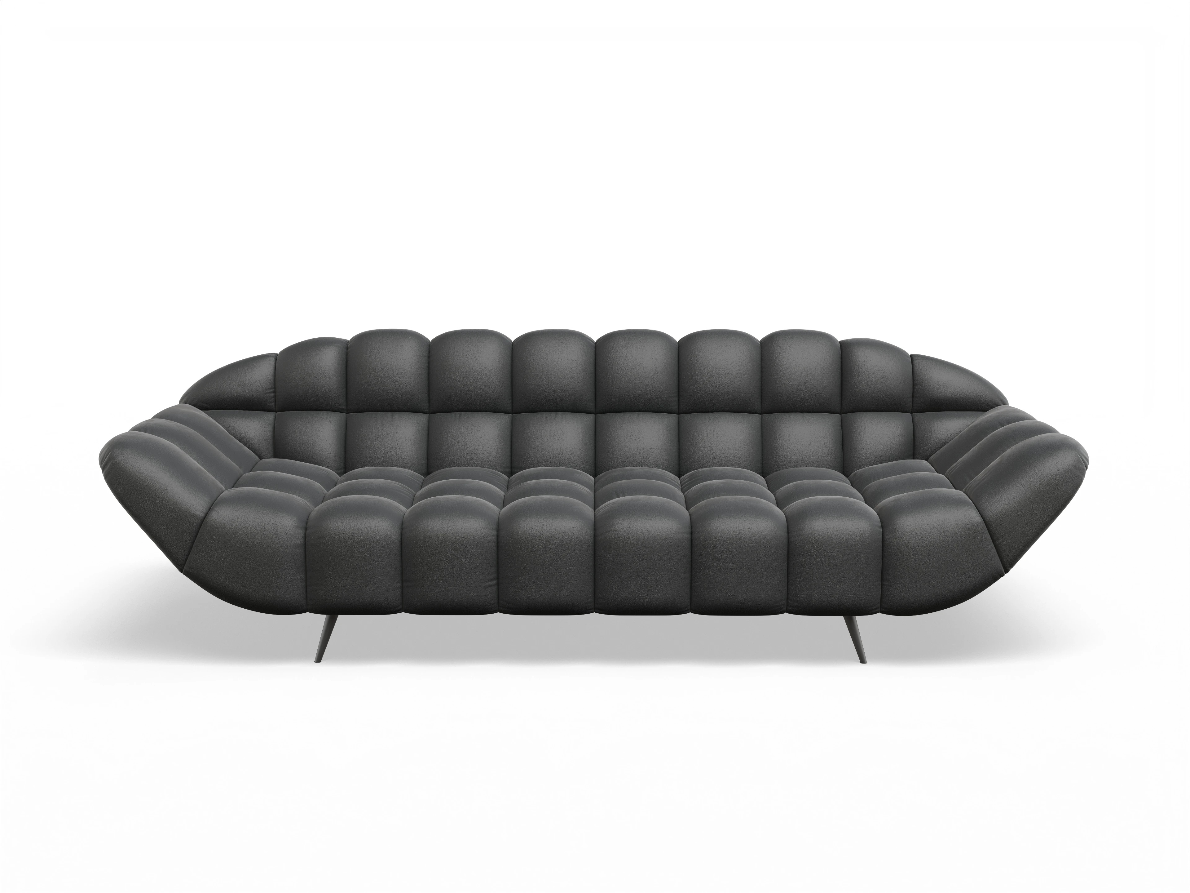 Ansicht des Produktes Girona-O 3-Sitzer Sofa in Stoff Grau