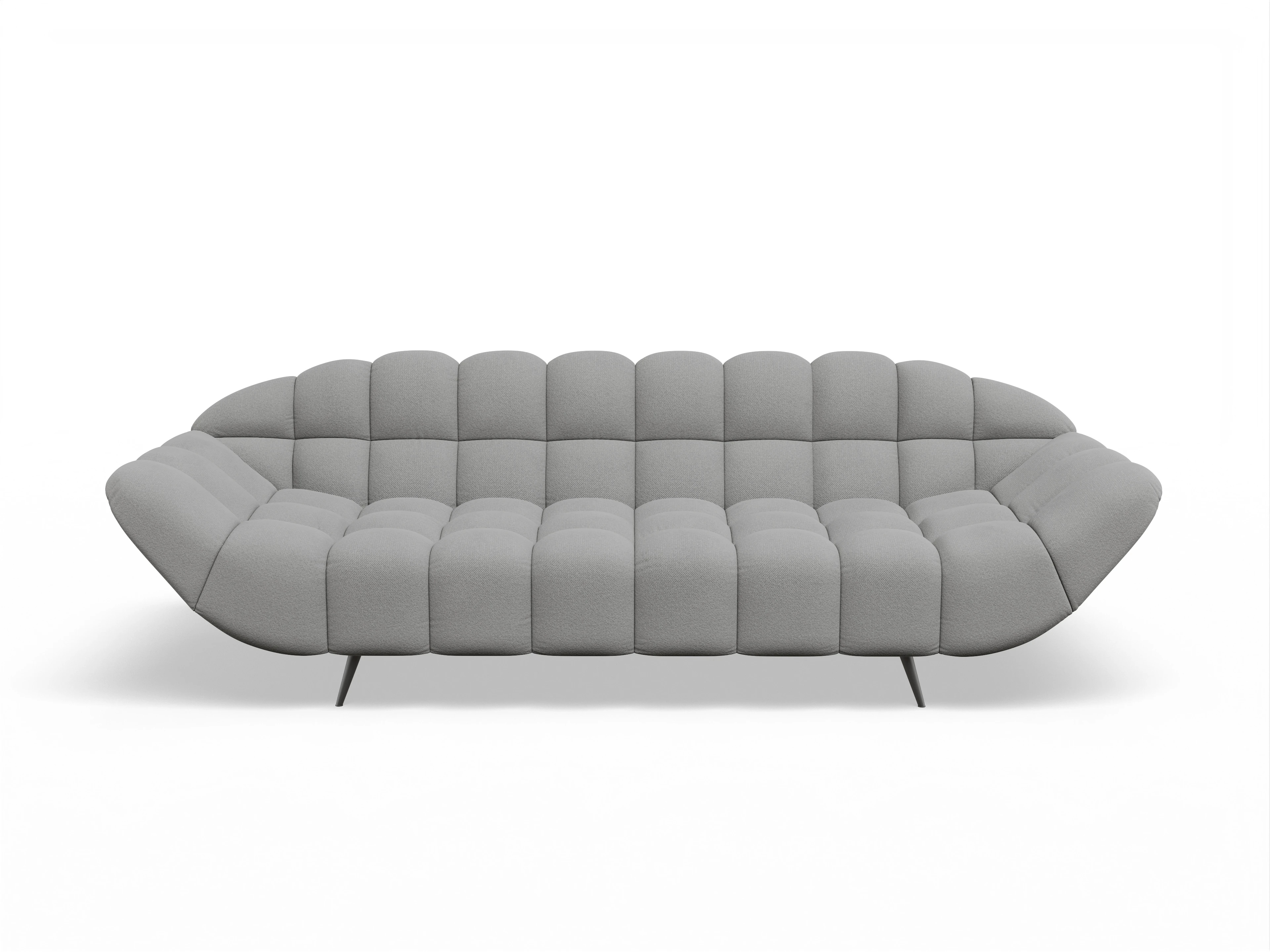 Ansicht des Produktes Girona-O 3-Sitzer Sofa in Stoff Grau