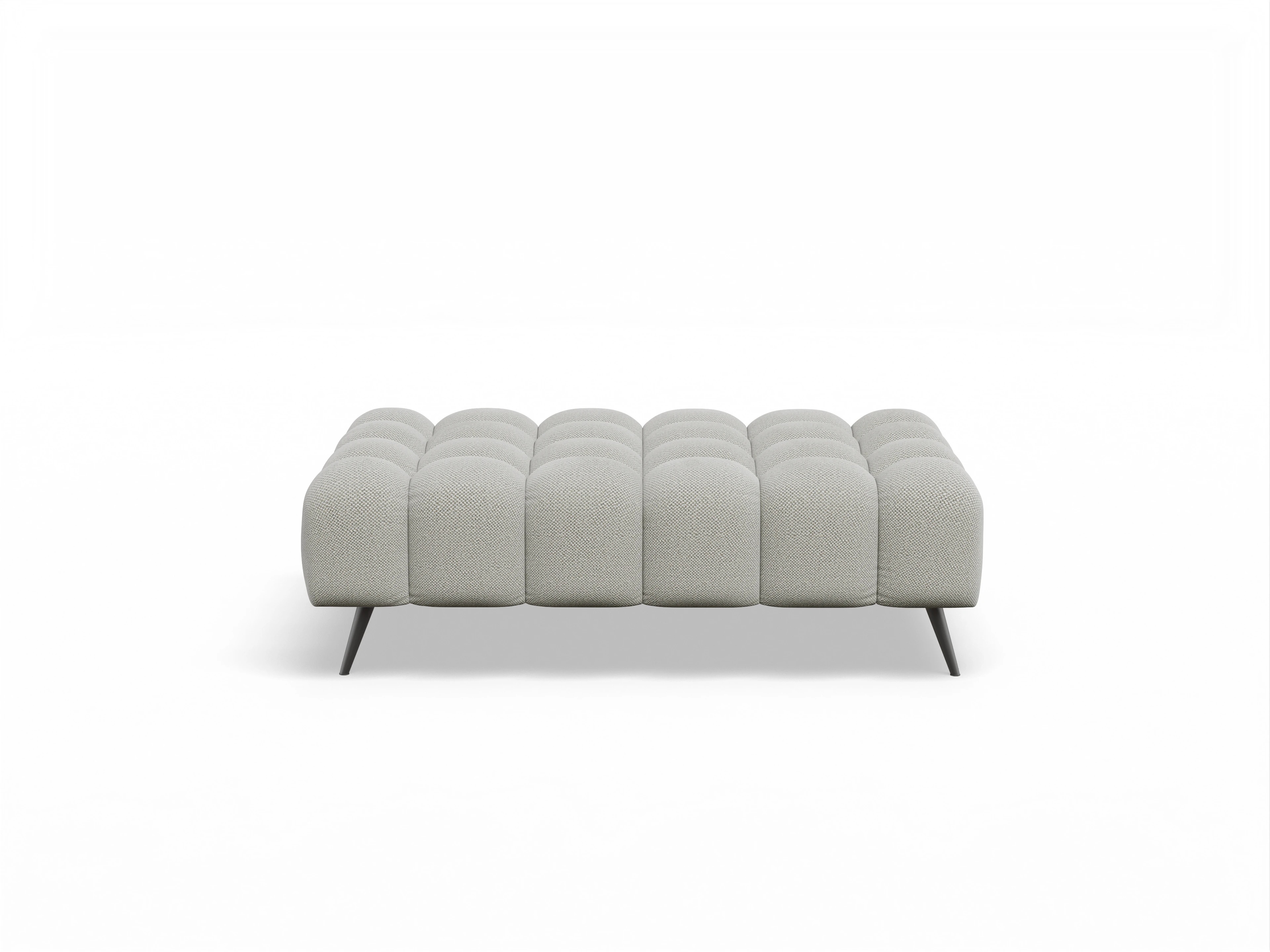 Ansicht des Produktes Girona-O Hocker in Stoff Beige