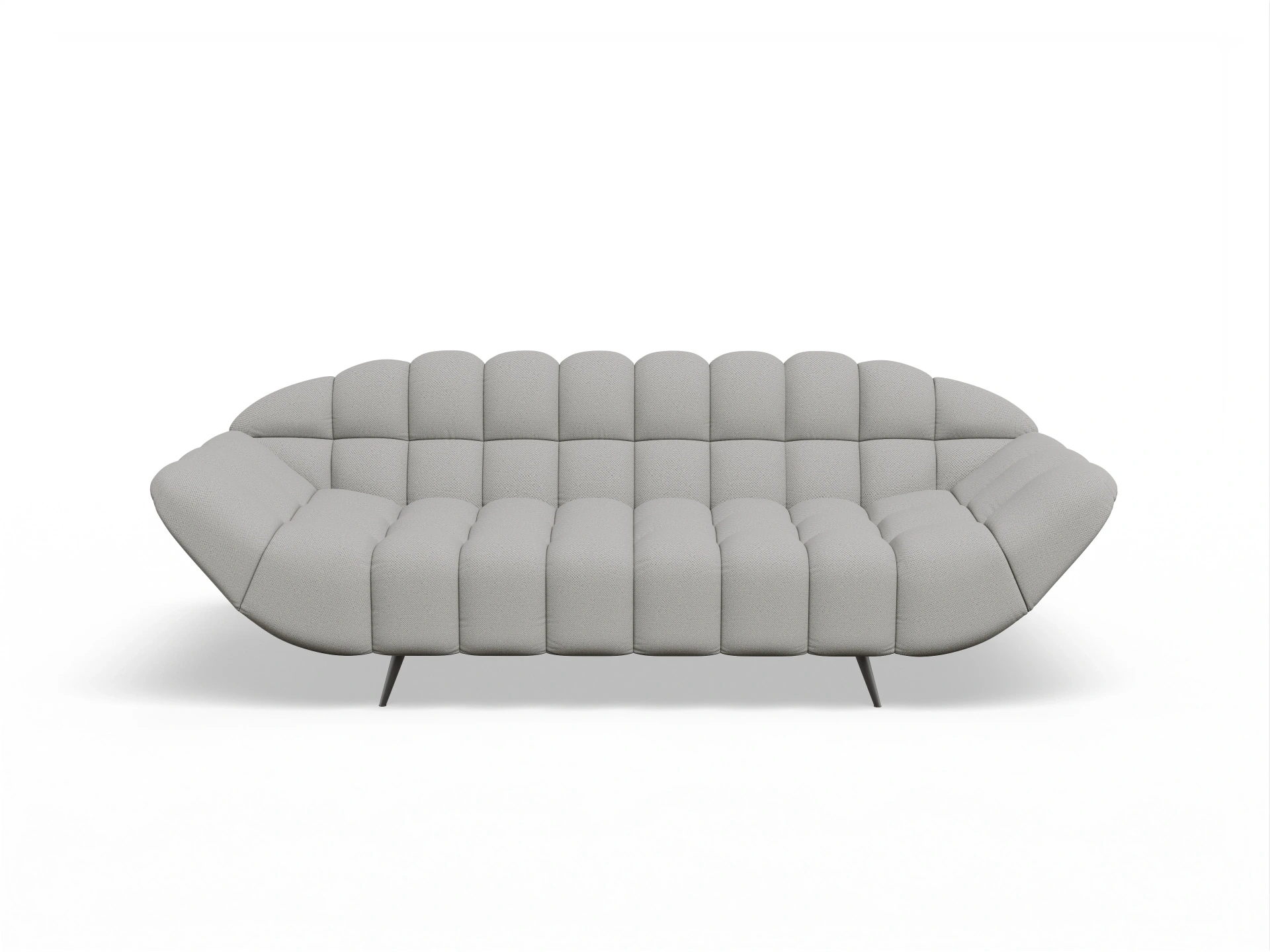 Ansicht des Produktes Girona-O 2,5-Sitzer Sofa in Stoff Grau