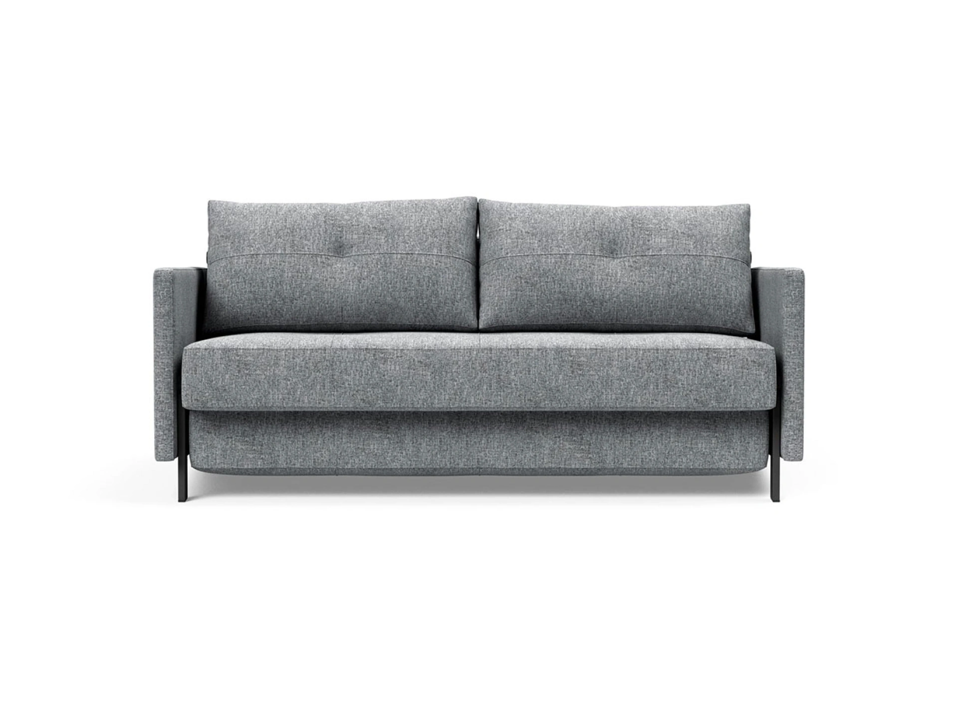 Ansicht des Produktes Cubed Schlafsofa Längsschläfer in Stoff Grau