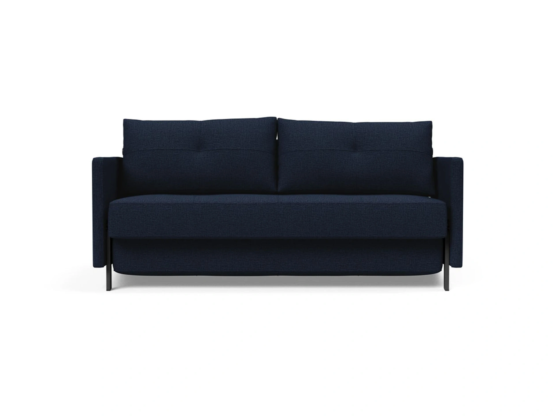 Ansicht des Produktes Cubed Schlafsofa Längsschläfer in Stoff Blau