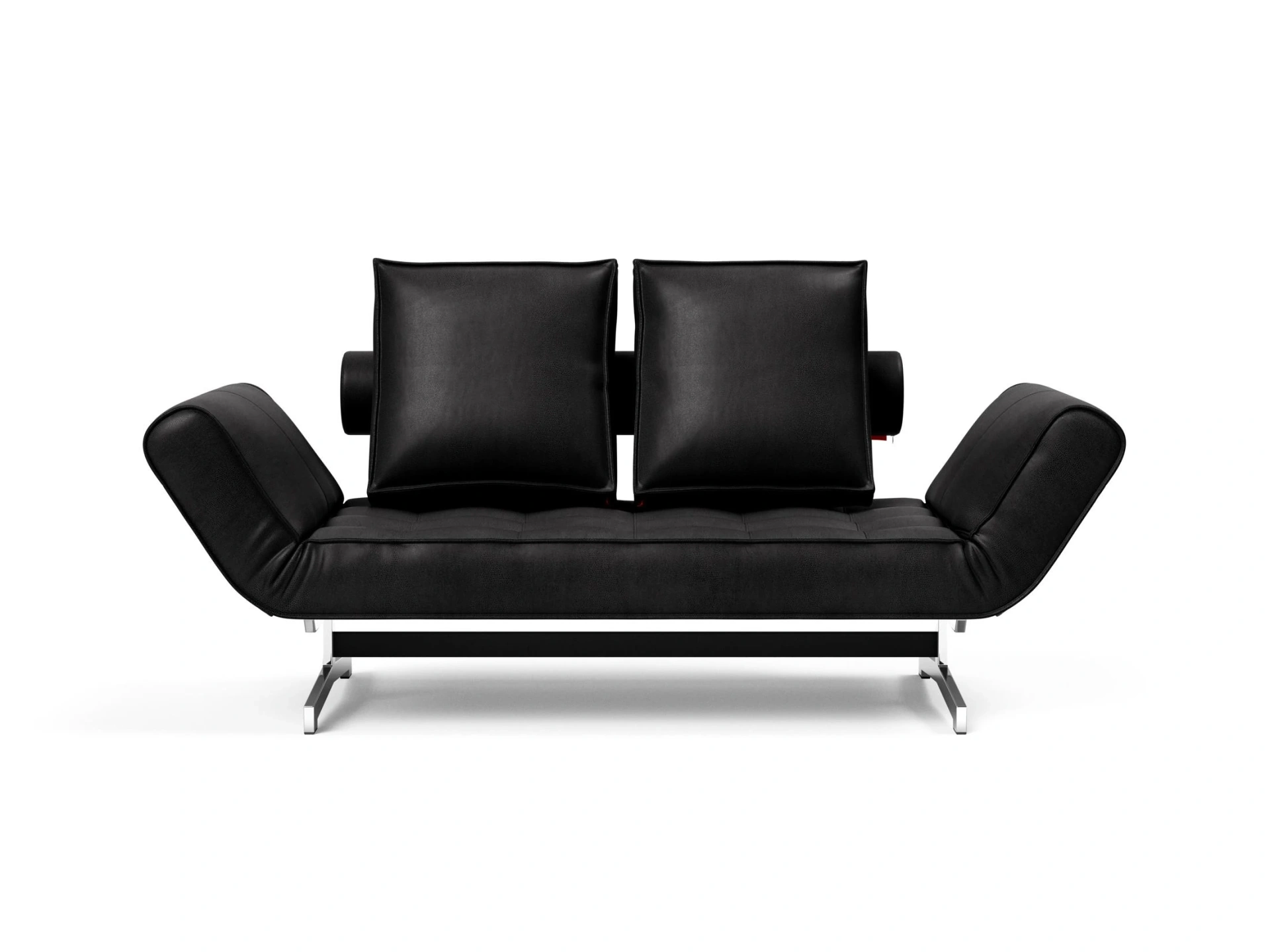 Ansicht des Produktes Ghia Schlafsofa Querschläfer in Stoff Schwarz