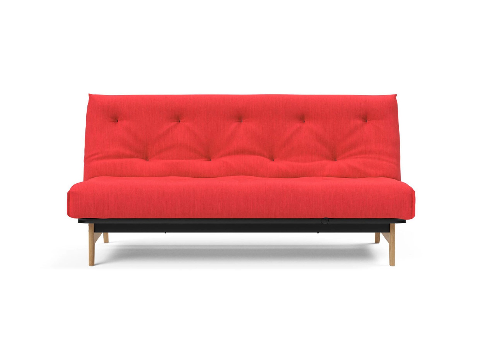 Ansicht des Produktes Aslak Schlafsofa Querschläfer in Stoff Rot