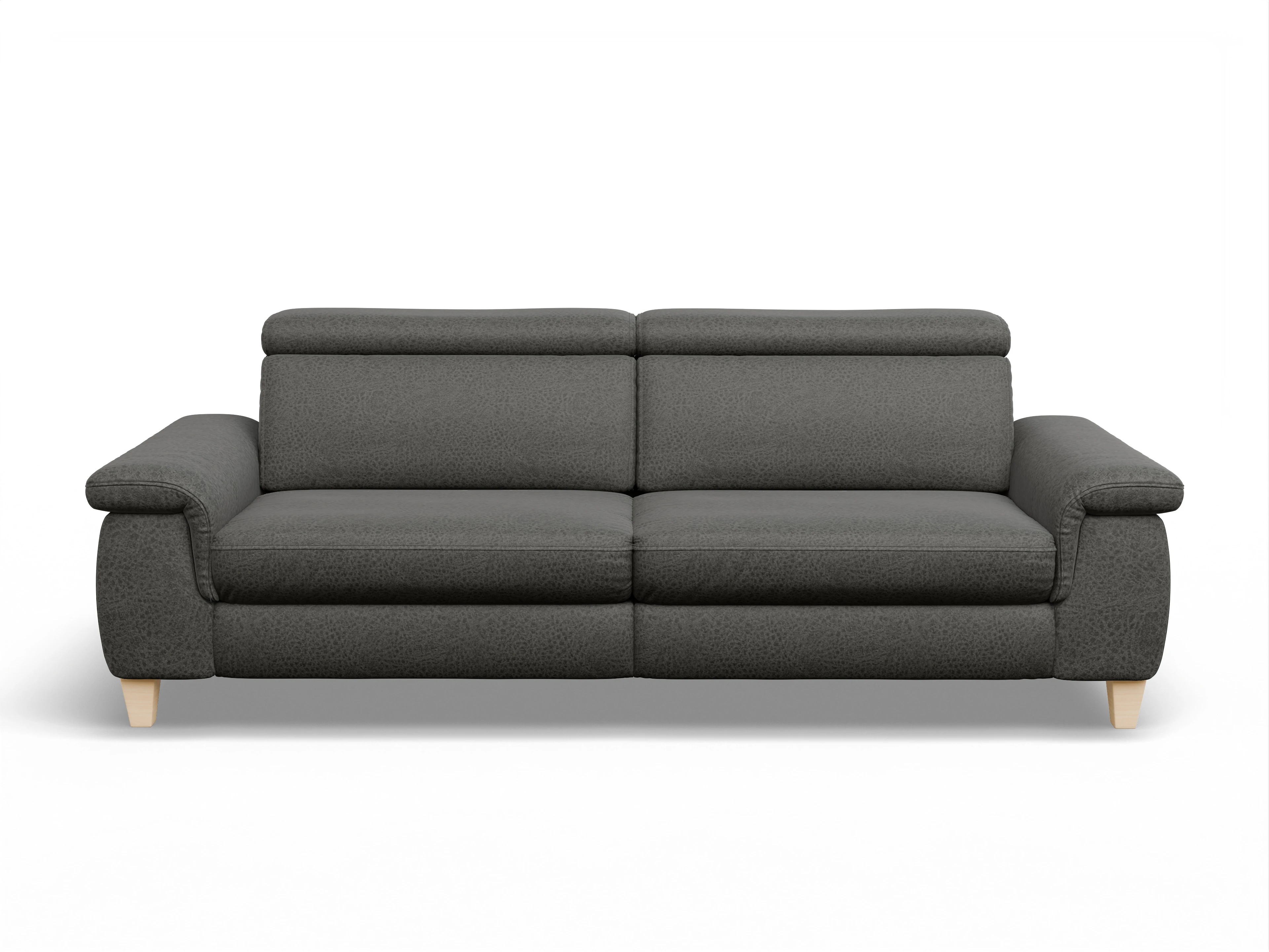 München 3-Sitzer Sofa Ansicht des Produktes München 3-Sitzer Sofa in Stoff Grau