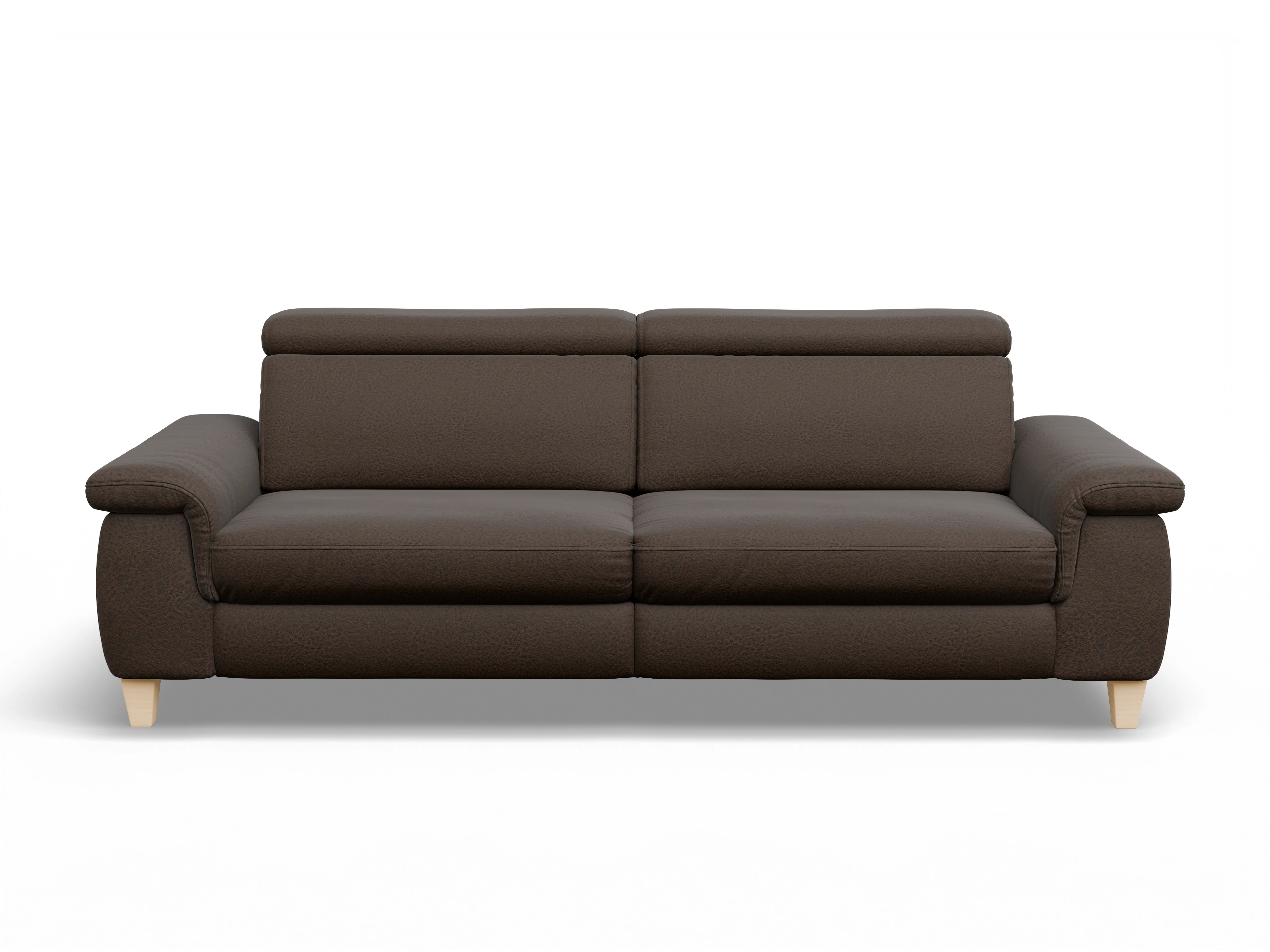 Ansicht des Produktes München 3-Sitzer Sofa in Stoff Braun