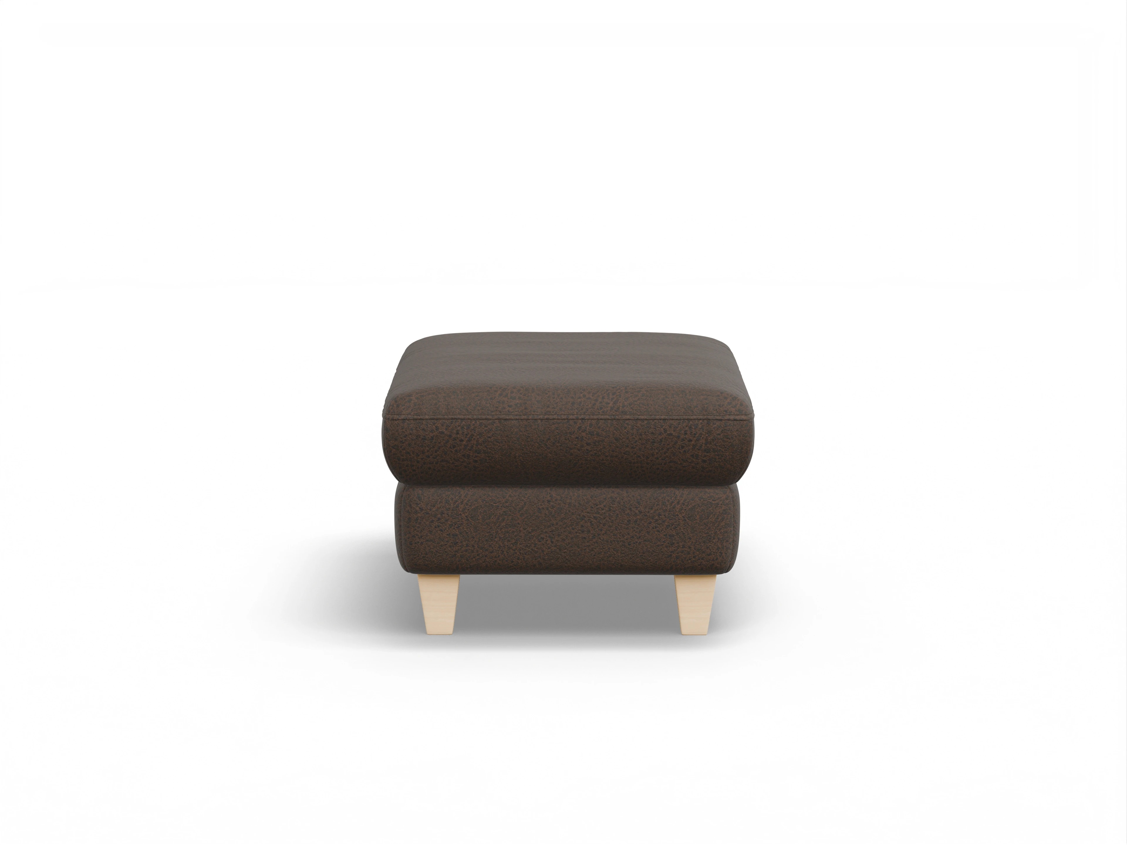 Ansicht des Produktes München Hocker in Stoff Braun