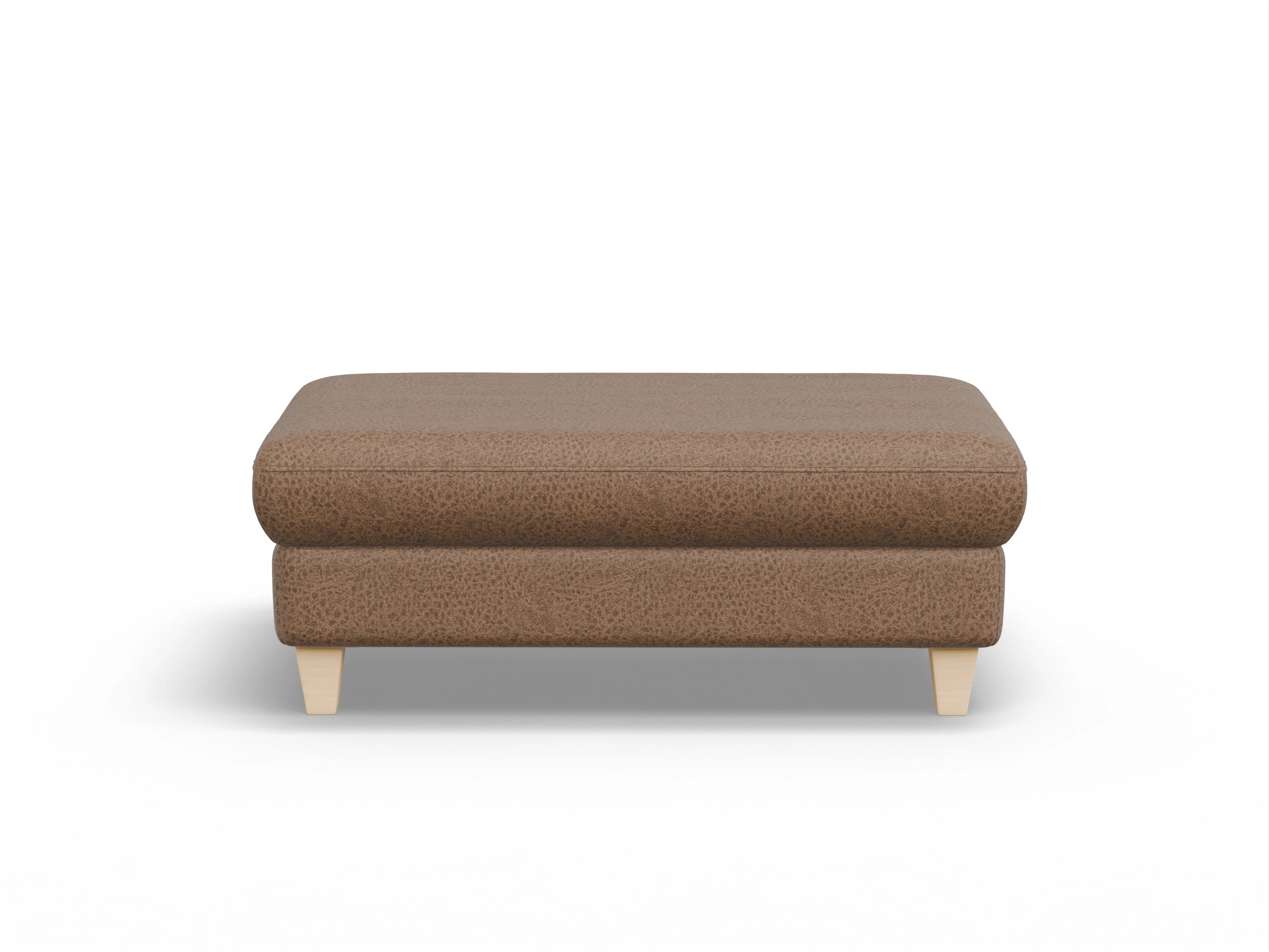 Ansicht des Produktes München Hocker in Stoff Braun