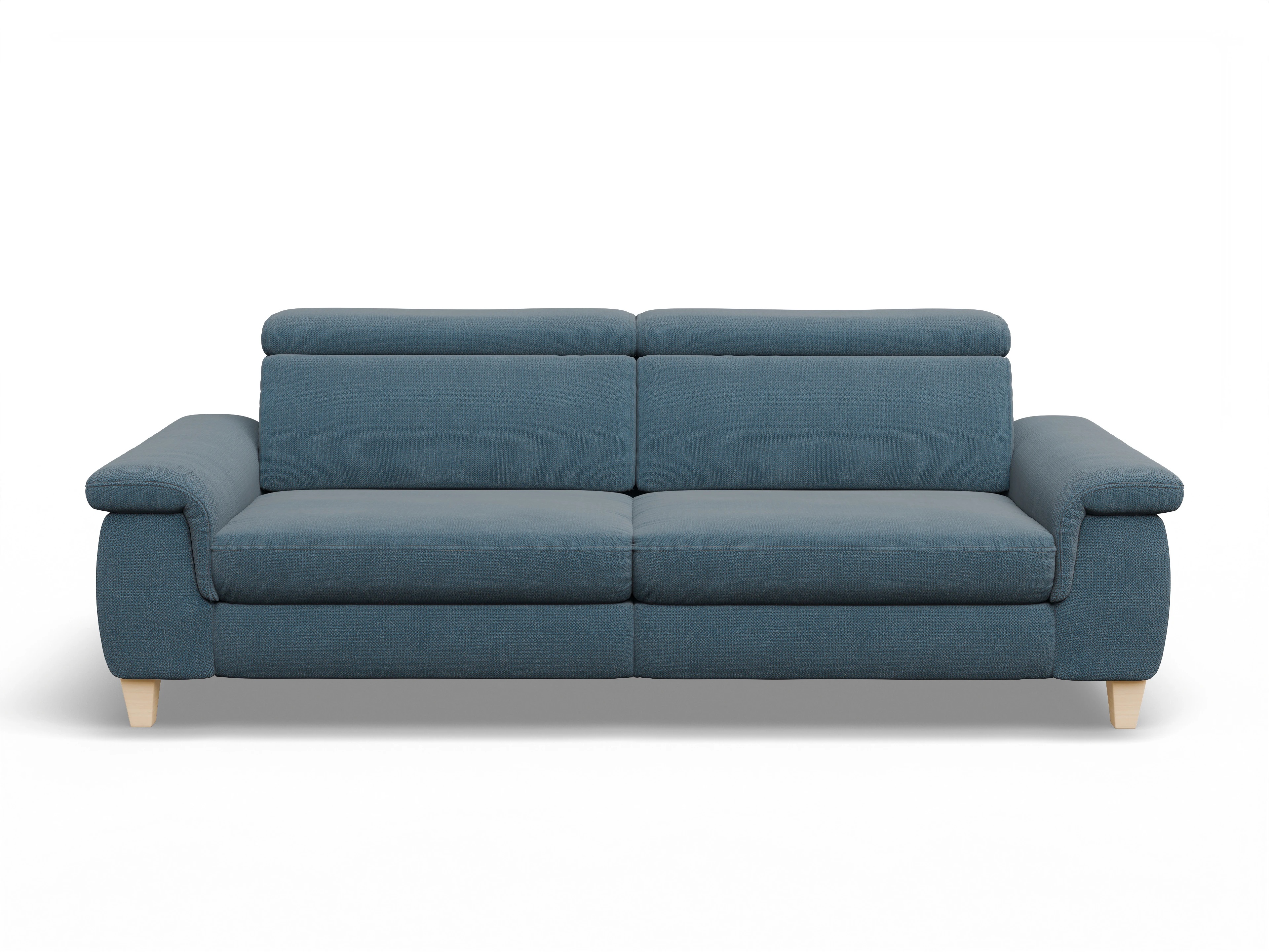München 3-Sitzer Sofa Ansicht des Produktes München 3-Sitzer Sofa in Stoff Blau