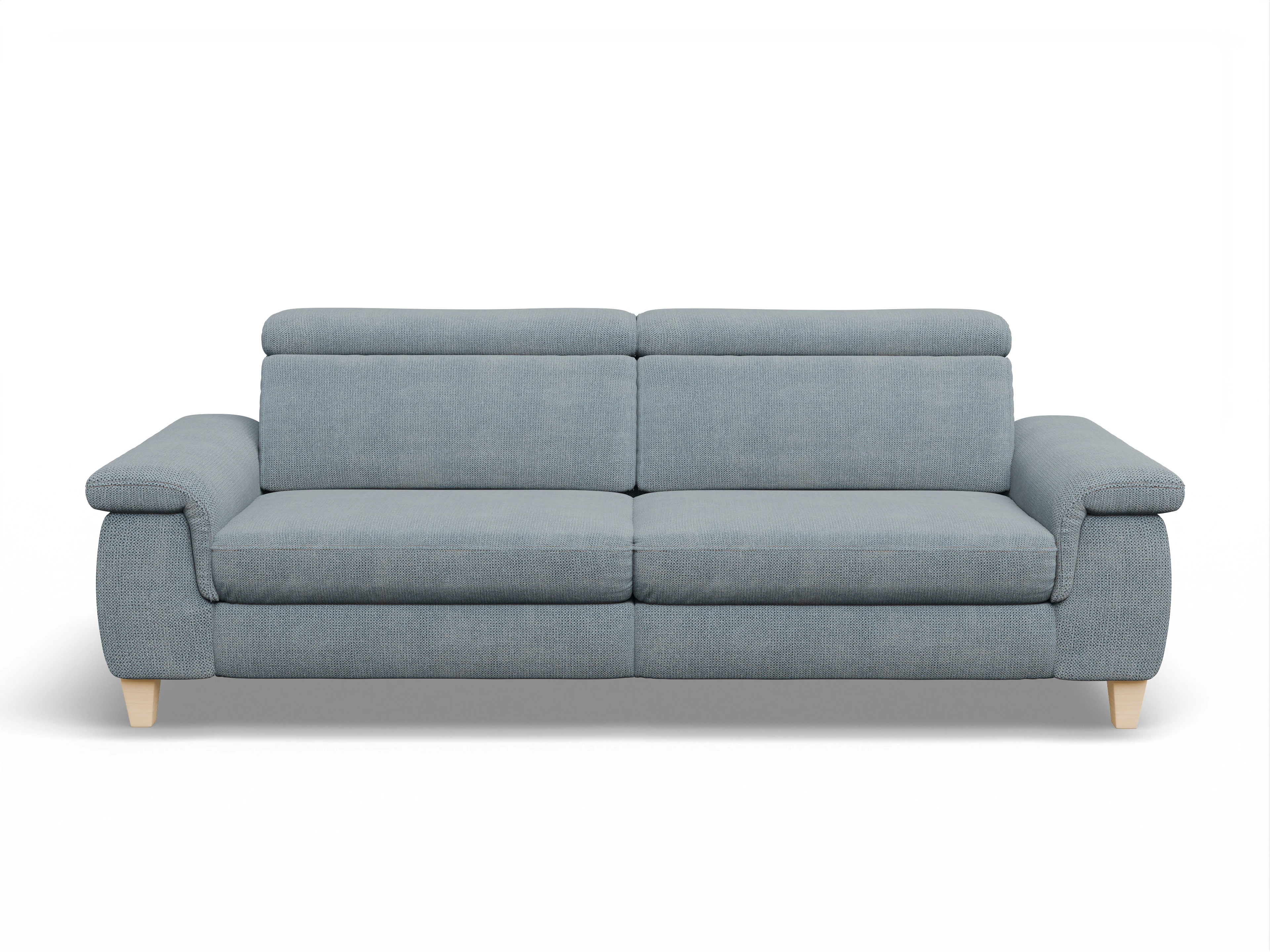 München 3-Sitzer Sofa Ansicht des Produktes München 3-Sitzer Sofa in Stoff Blau