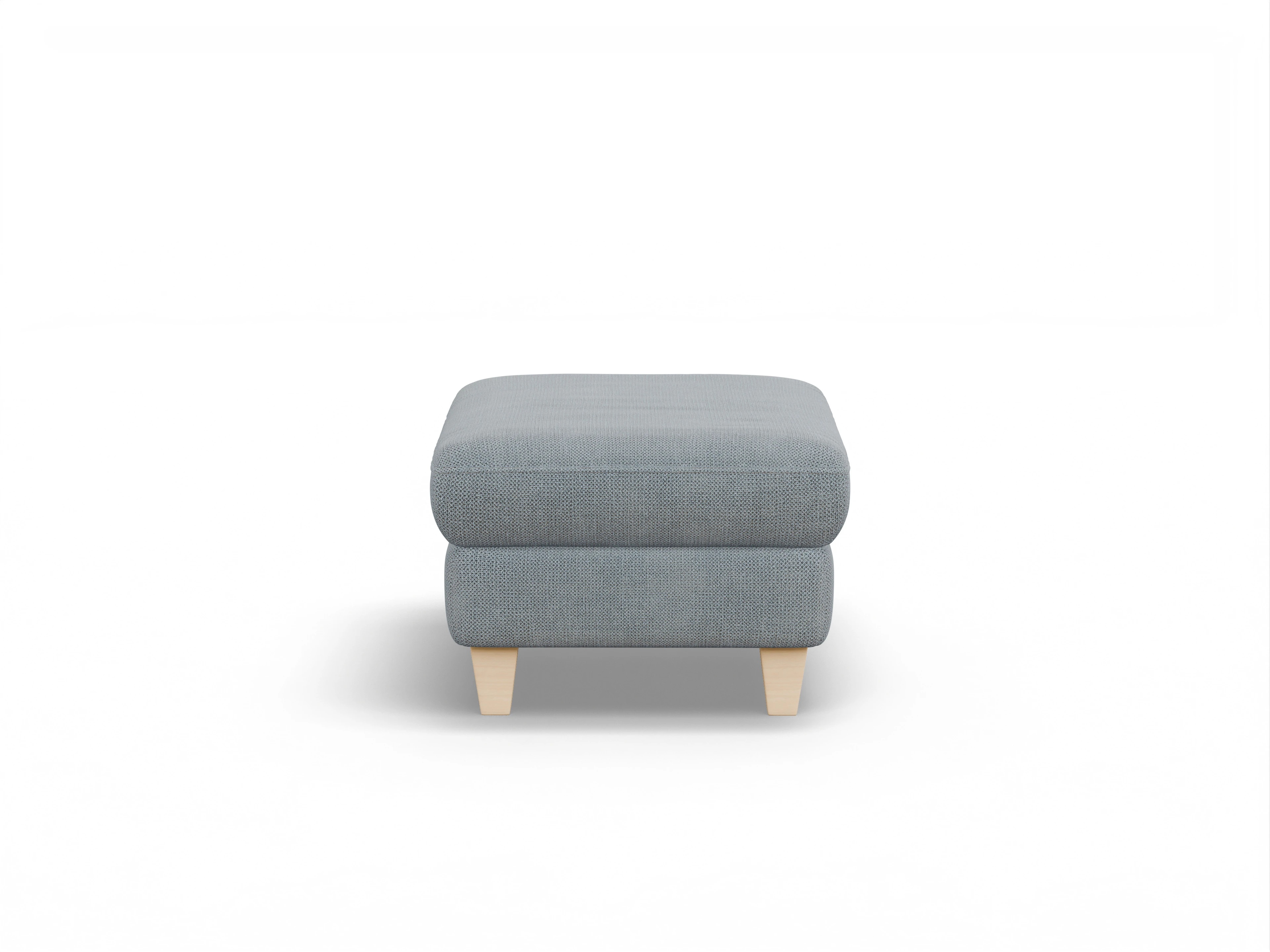 Ansicht des Produktes München Hocker in Stoff Blau