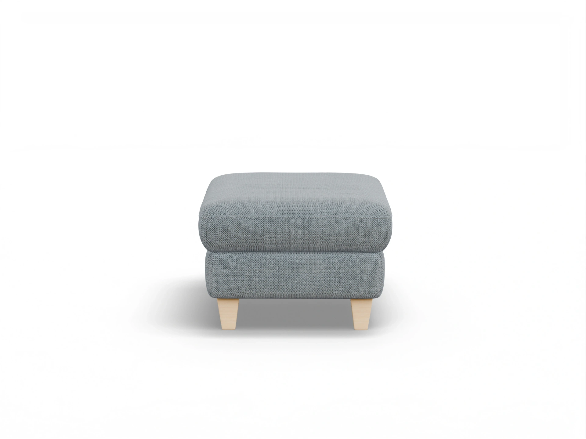 Ansicht des Produktes München Hocker in Stoff Blau