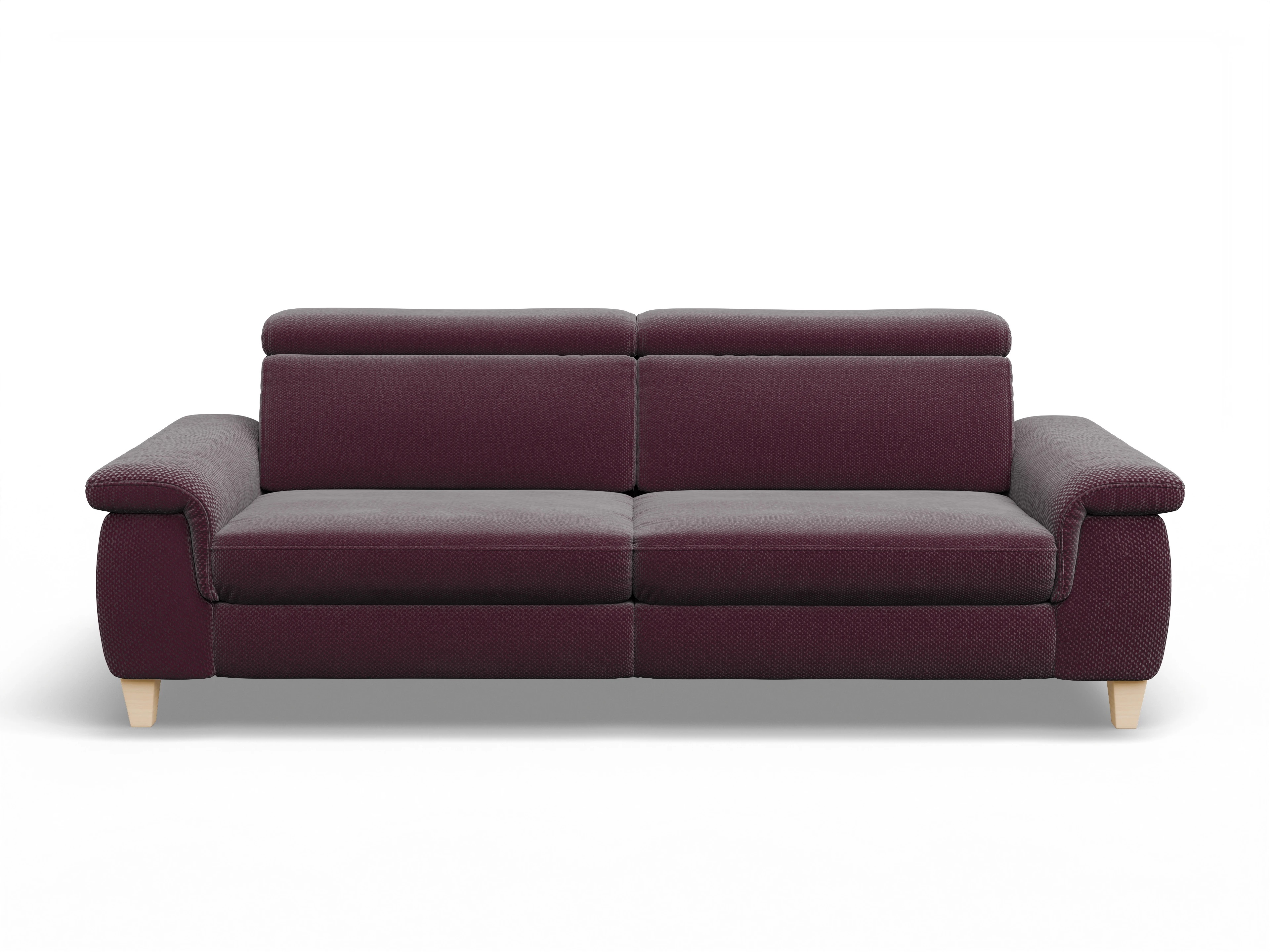 München 3-Sitzer Sofa Ansicht des Produktes München 3-Sitzer Sofa in Stoff Rot