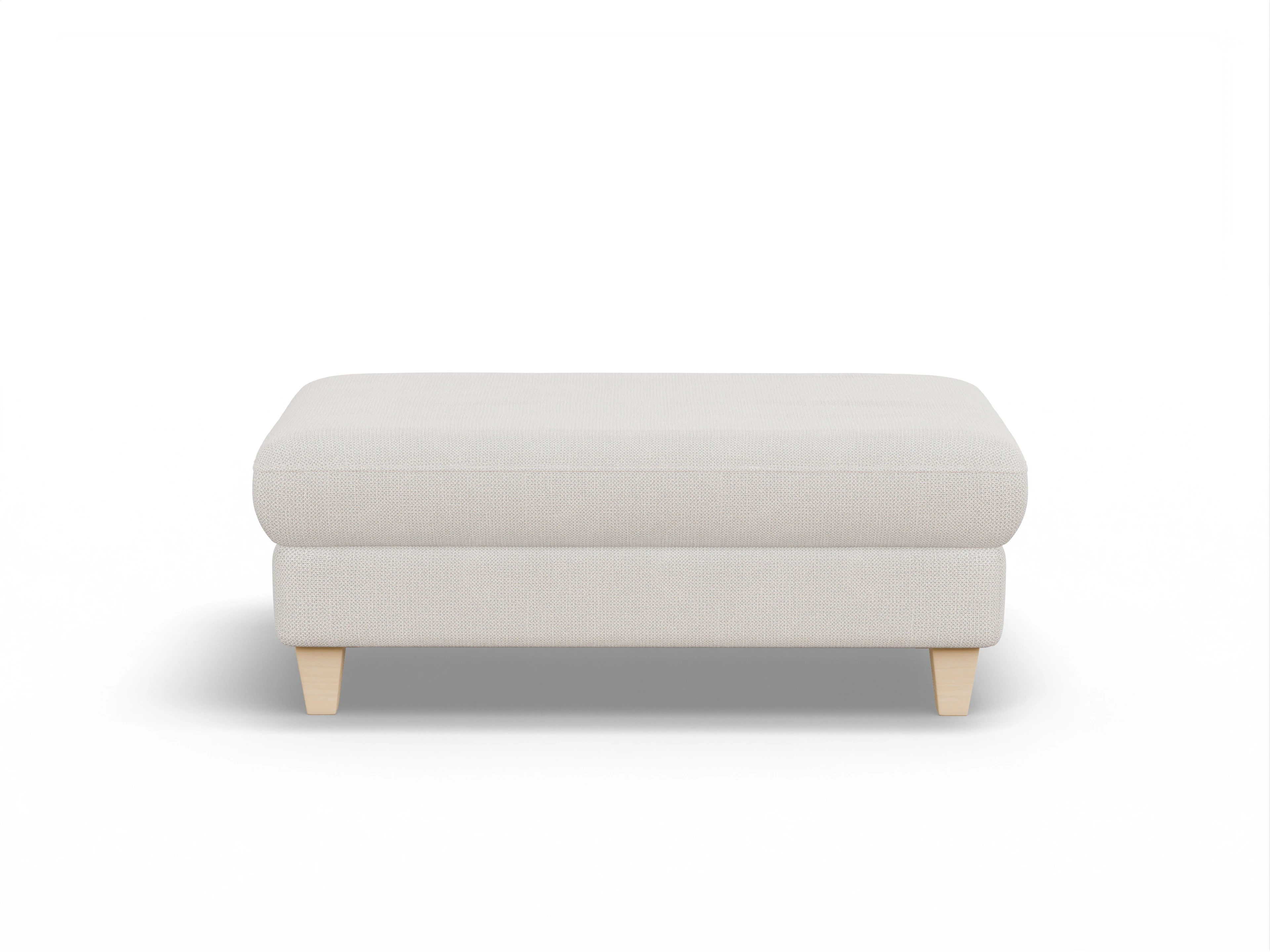 München Hockerbank Ansicht des Produktes München Hocker in Stoff Beige
