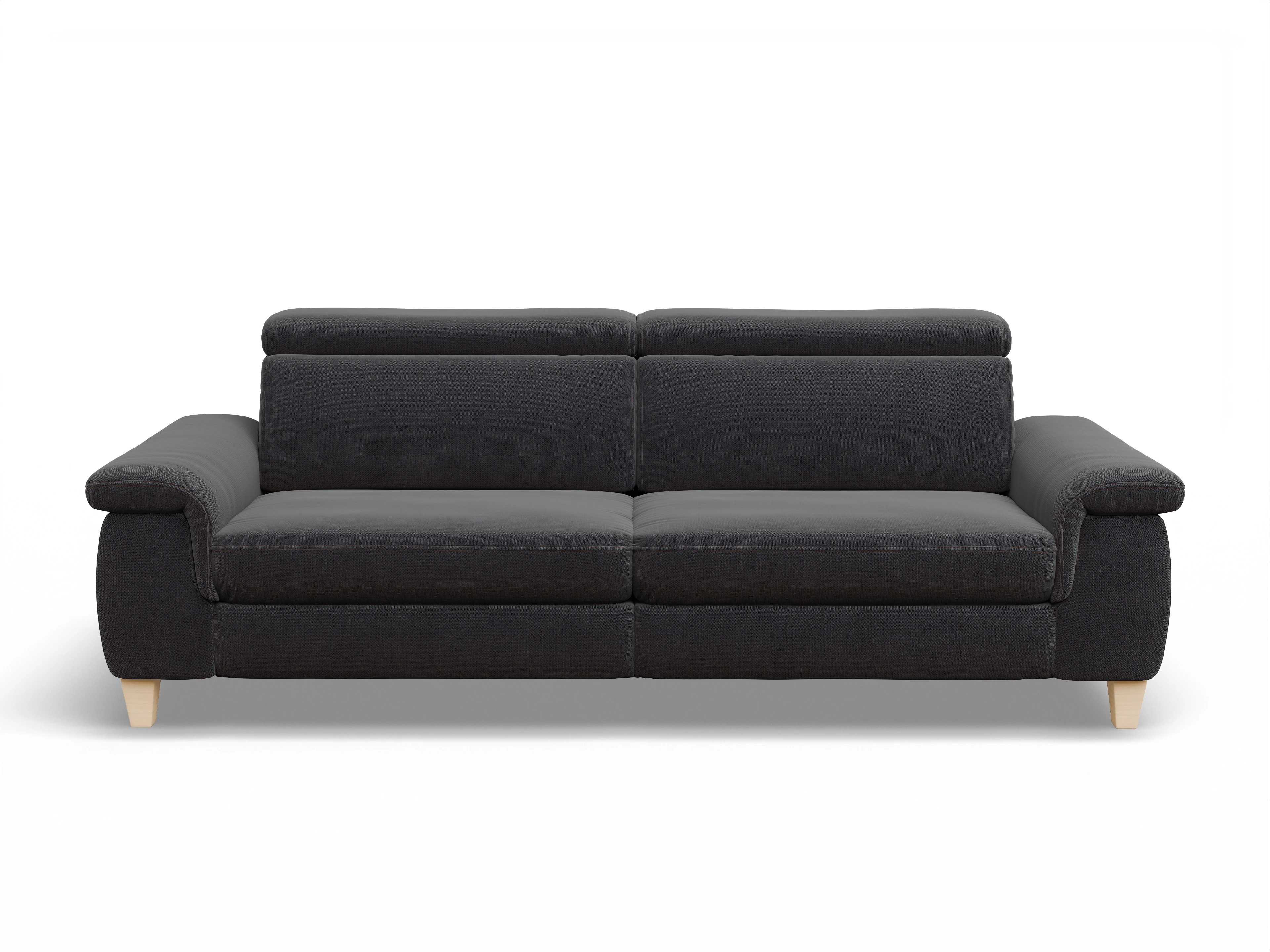 München 3-Sitzer Sofa Ansicht des Produktes München 3-Sitzer Sofa in Stoff Blau