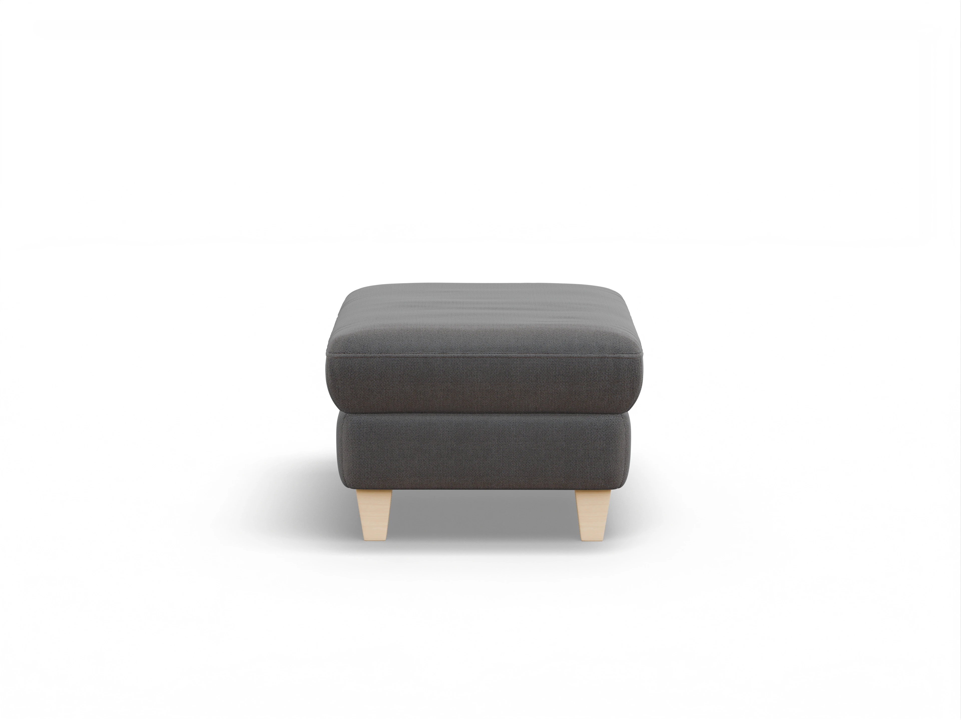 Ansicht des Produktes München Hocker in Stoff Blau