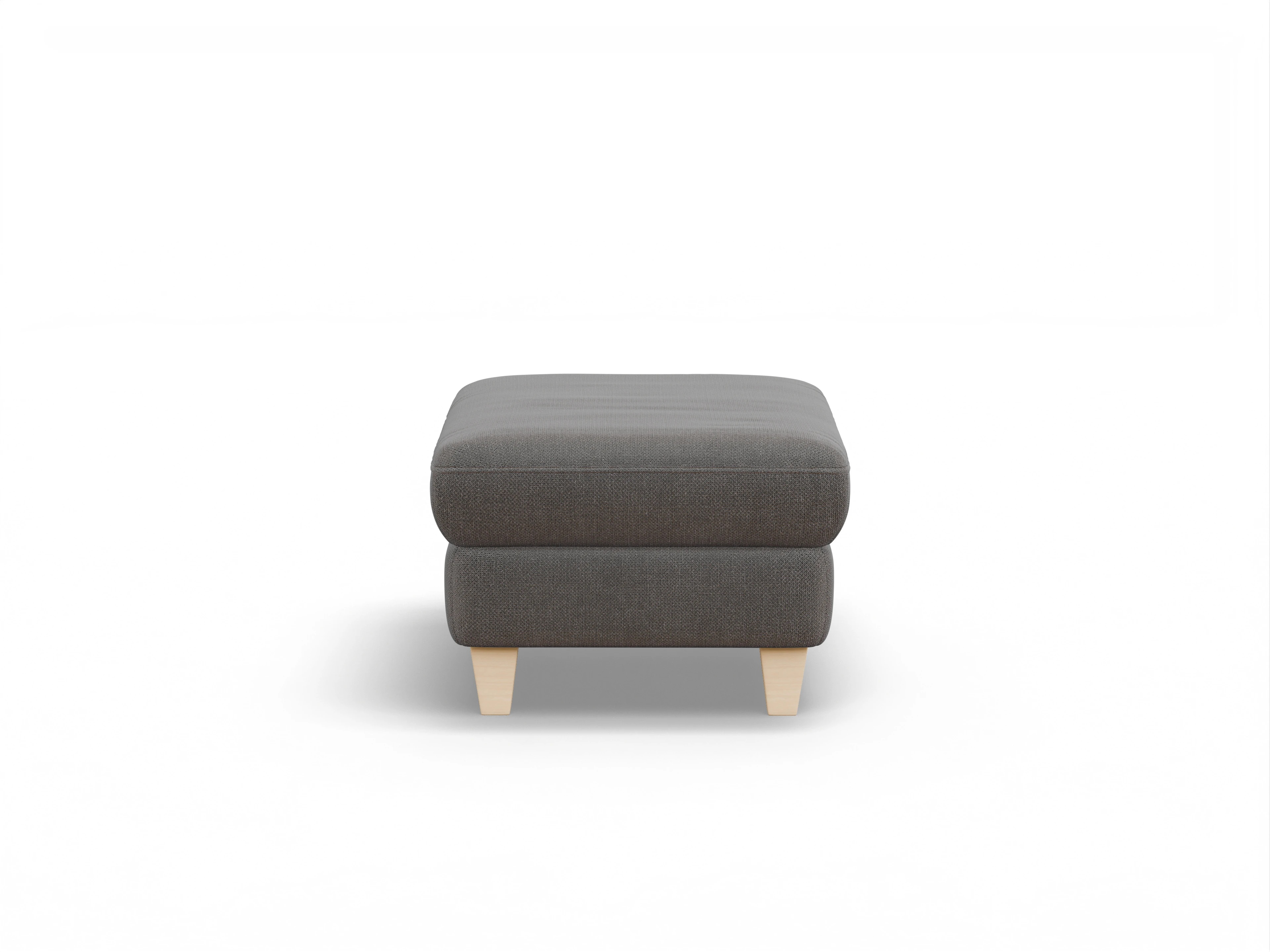 Ansicht des Produktes München Hocker in Stoff Grau