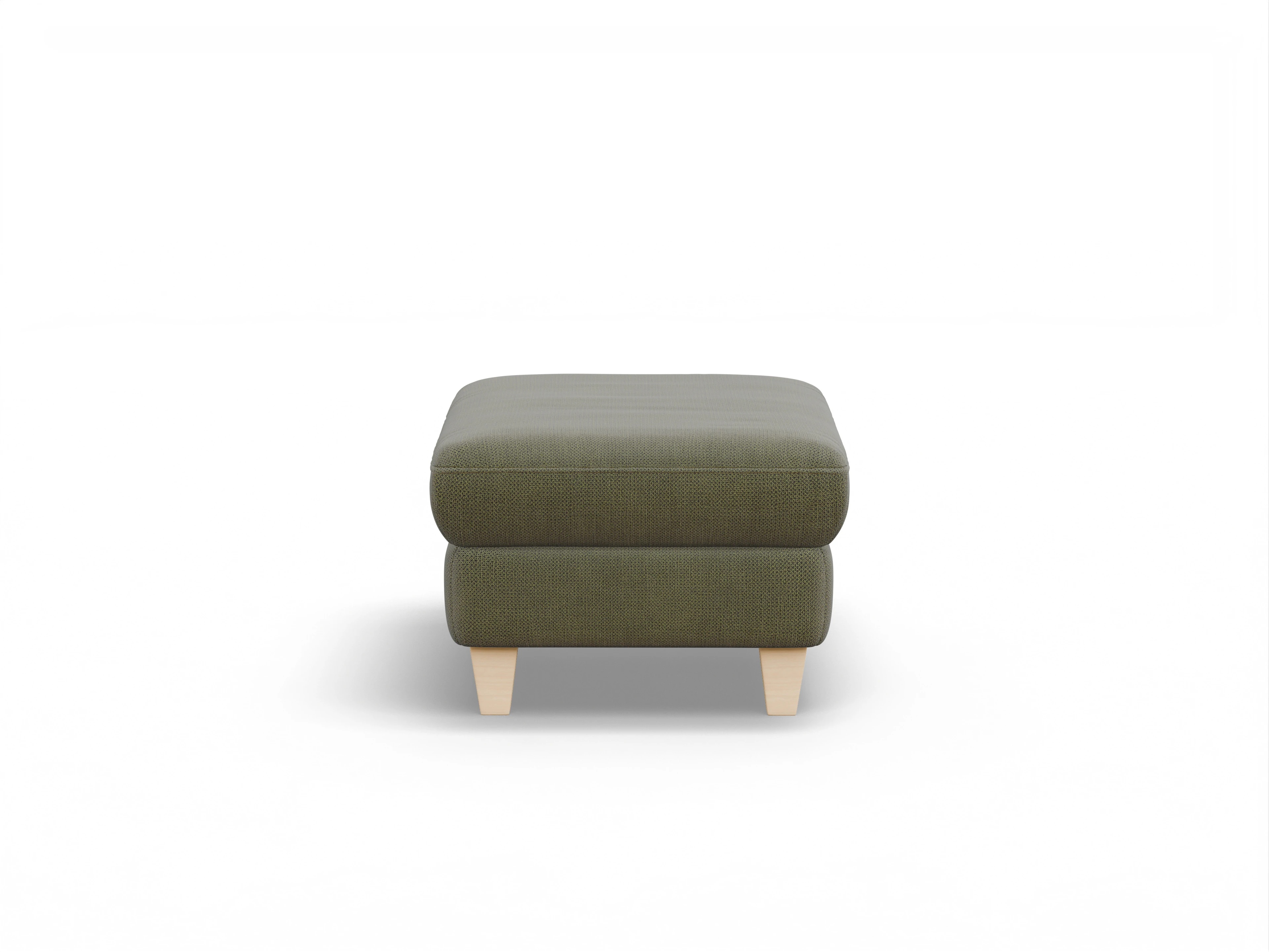 Ansicht des Produktes München Hocker in Stoff Grün