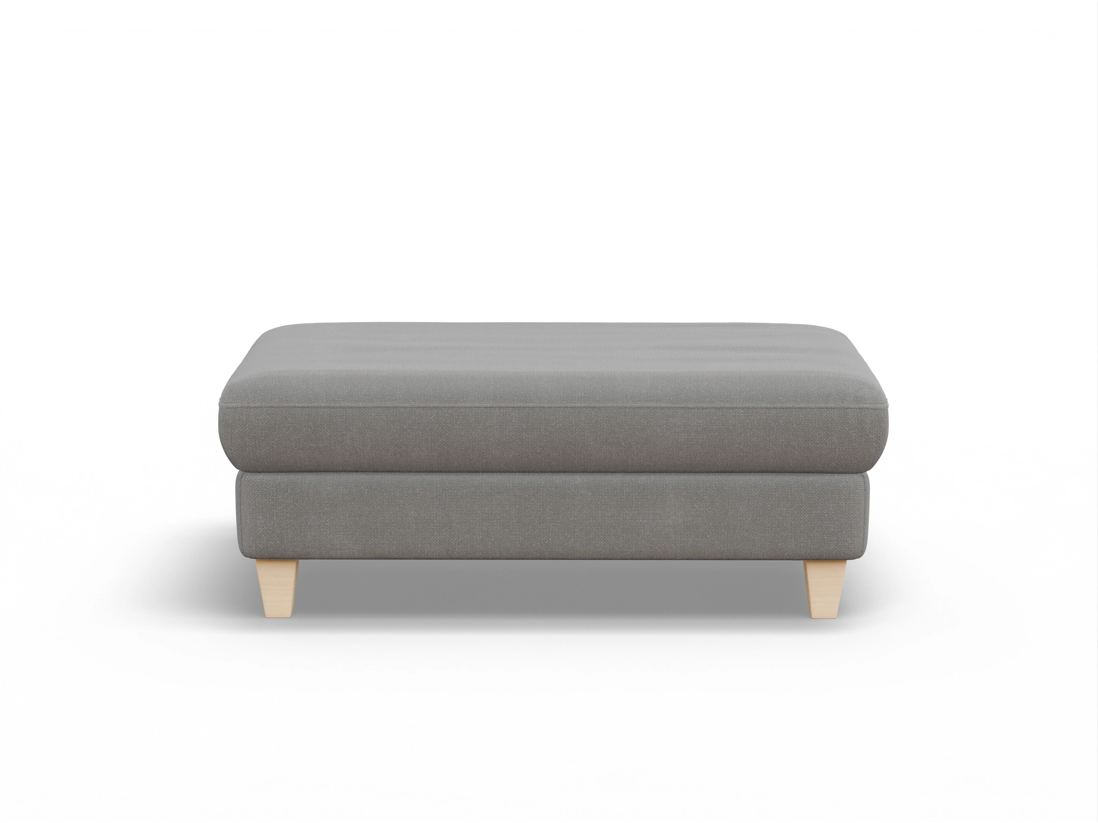 Ansicht des Produktes München Hocker in Stoff Grau