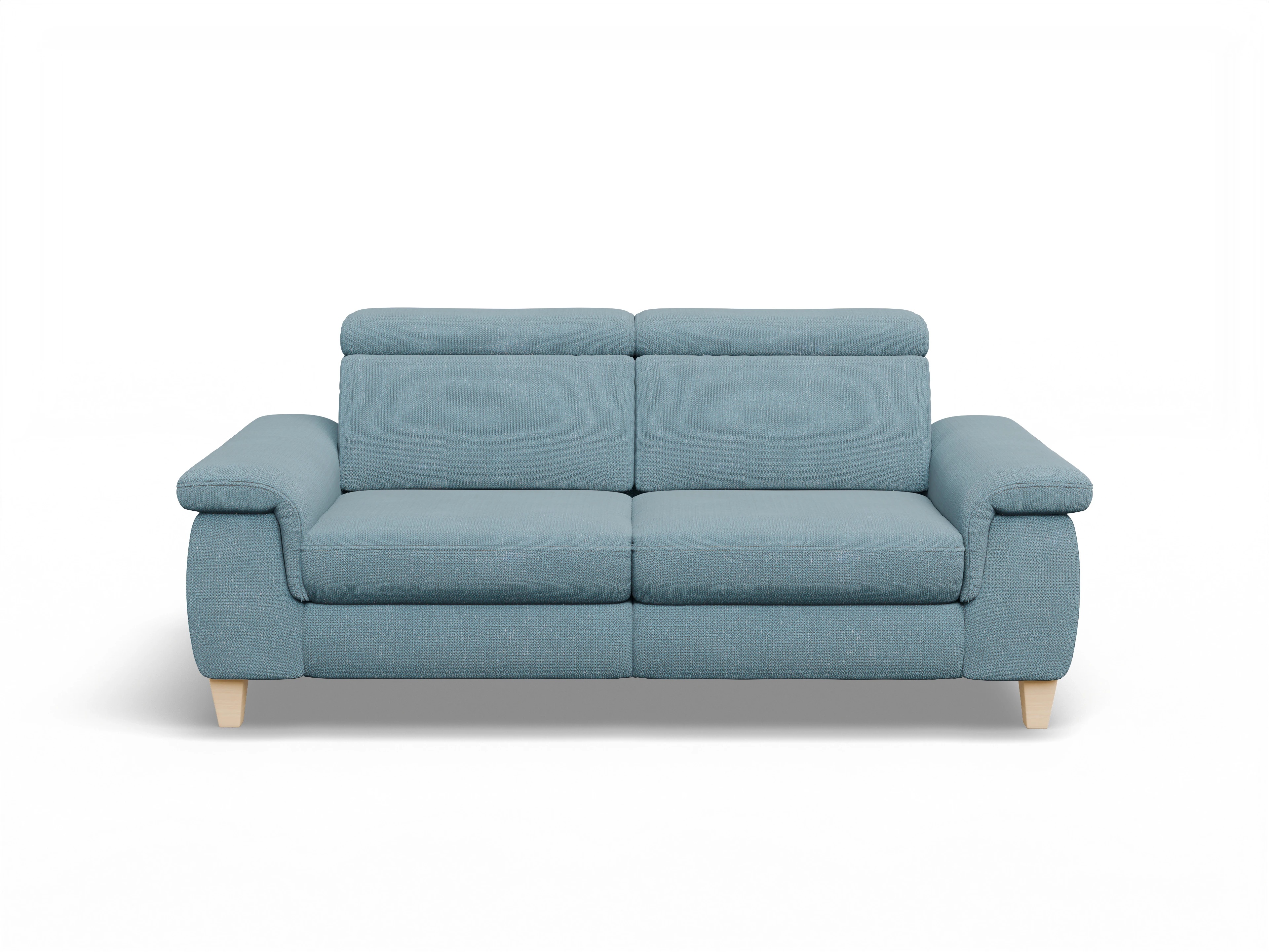 München 2,5-Sitzer Sofa Ansicht des Produktes München 2,5-Sitzer Sofa in Stoff Blau