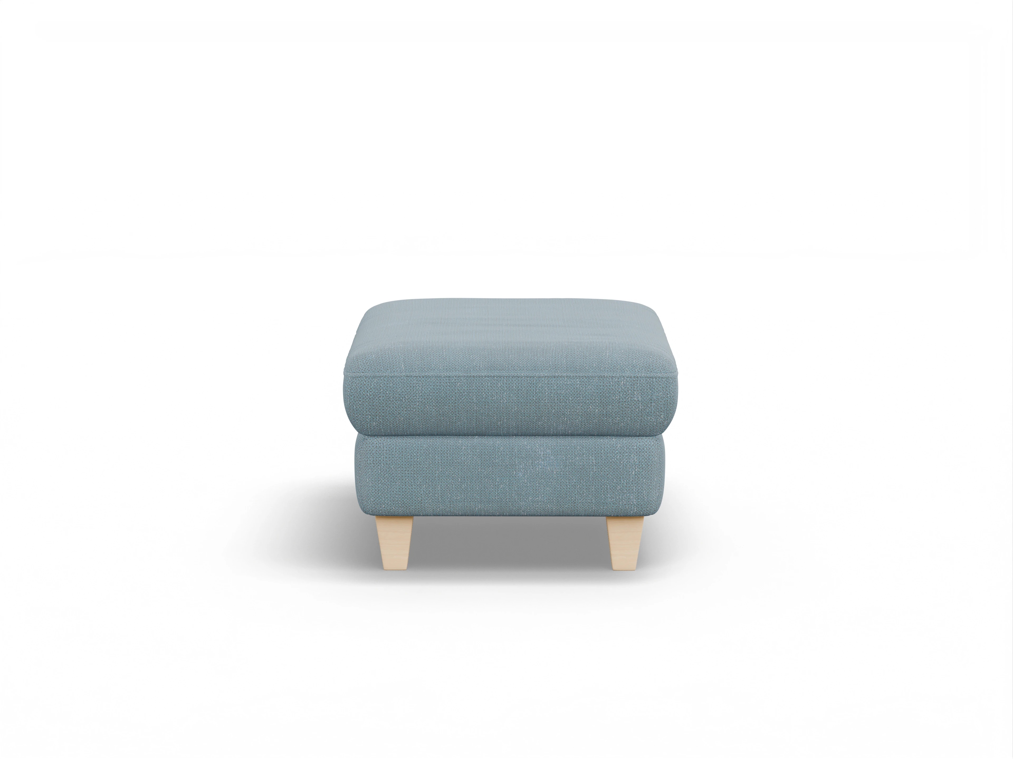 Ansicht des Produktes München Hocker in Stoff Blau