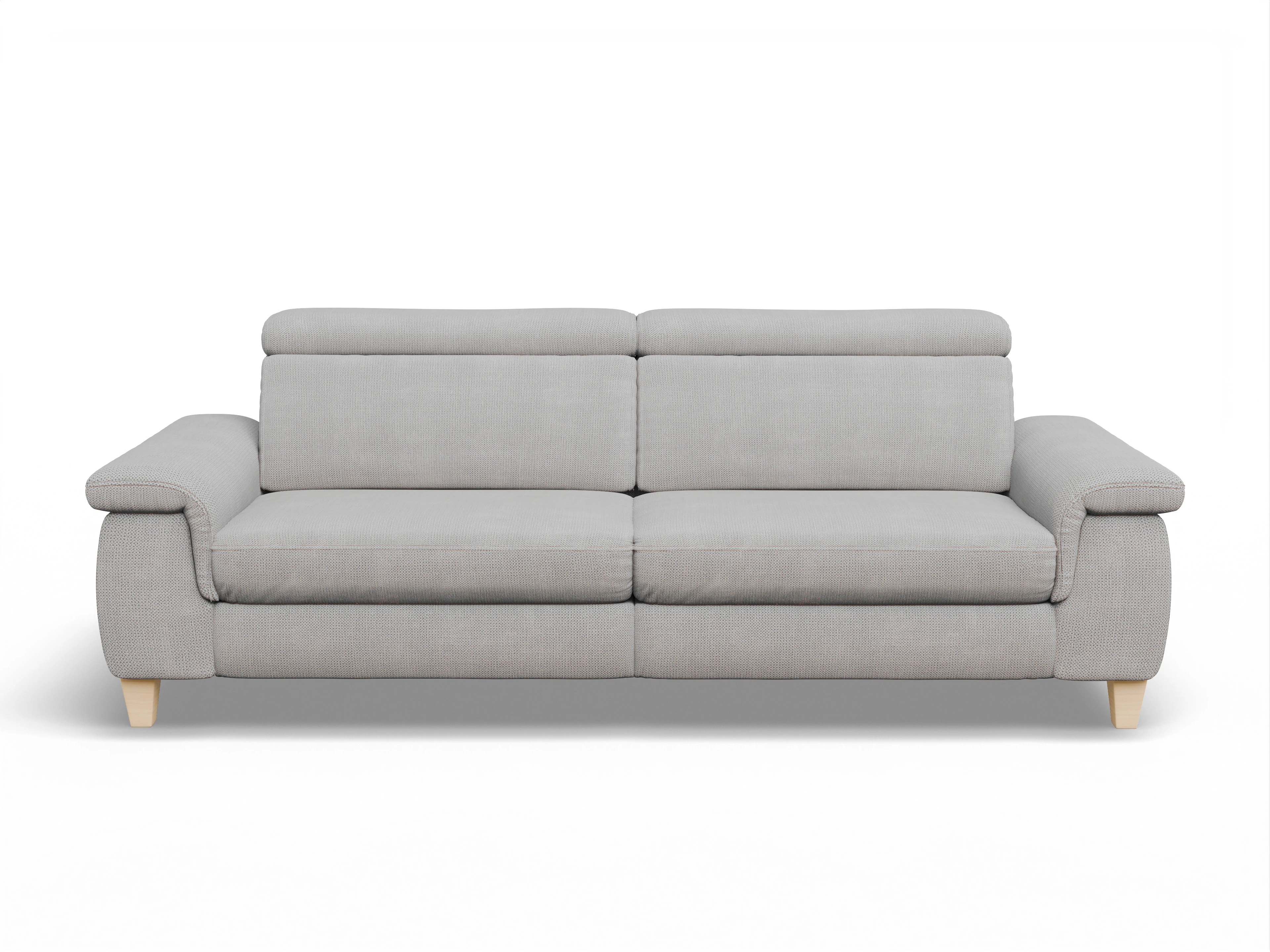 Ansicht des Produktes München 3-Sitzer Sofa in Stoff Grau