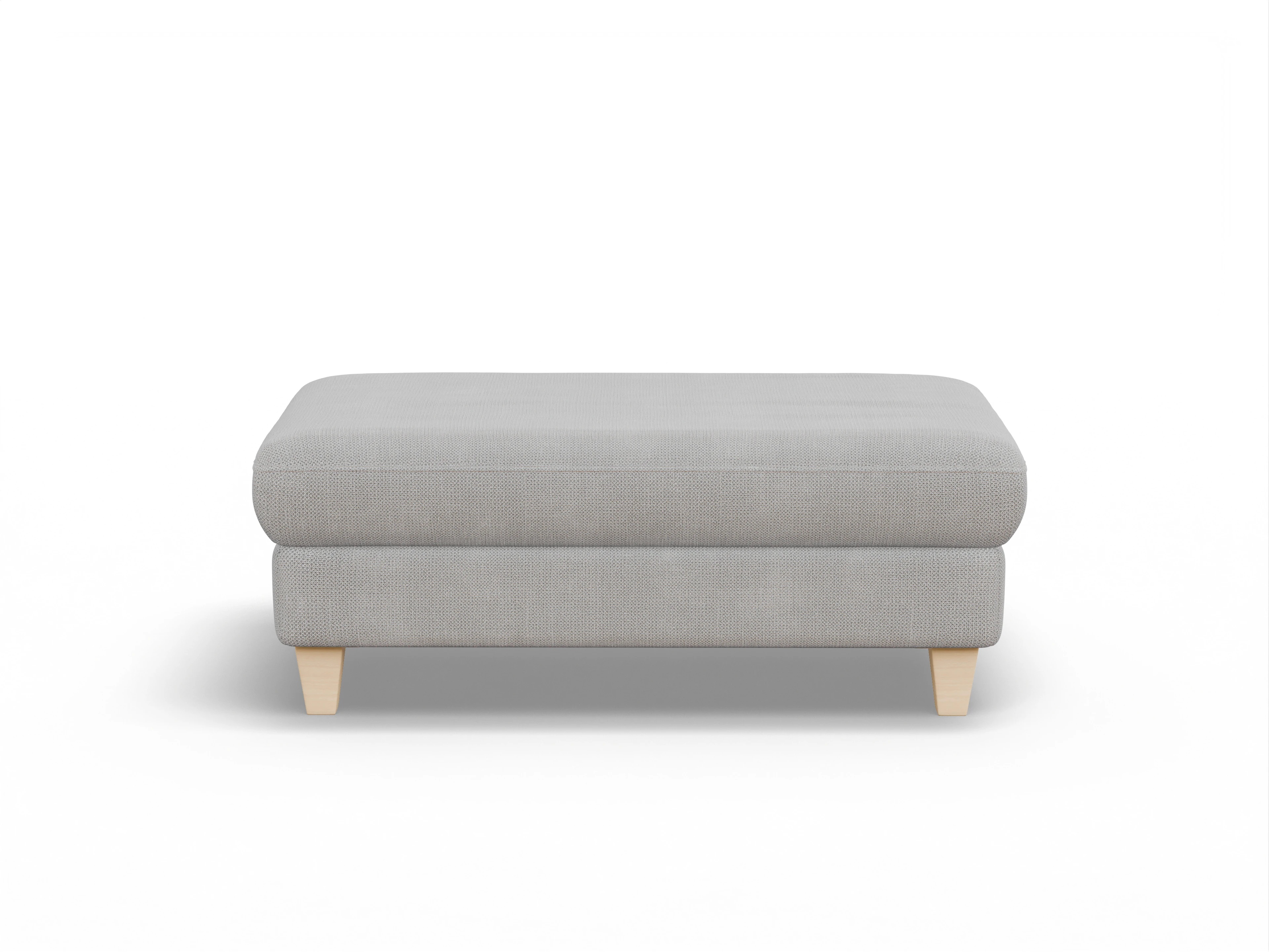 Ansicht des Produktes München Hocker in Stoff Grau