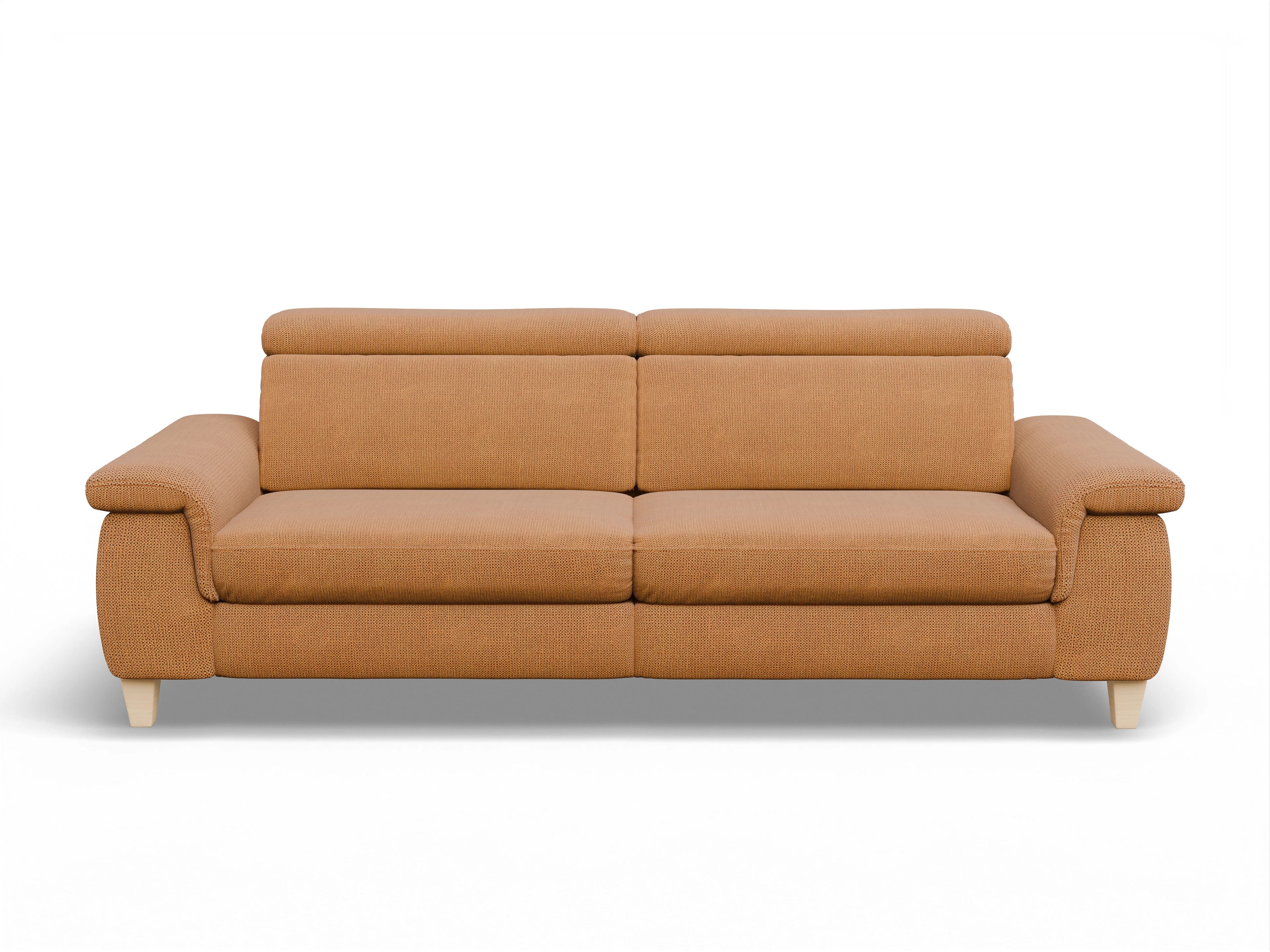 Ansicht des Produktes München 3-Sitzer Sofa in Stoff Gelb