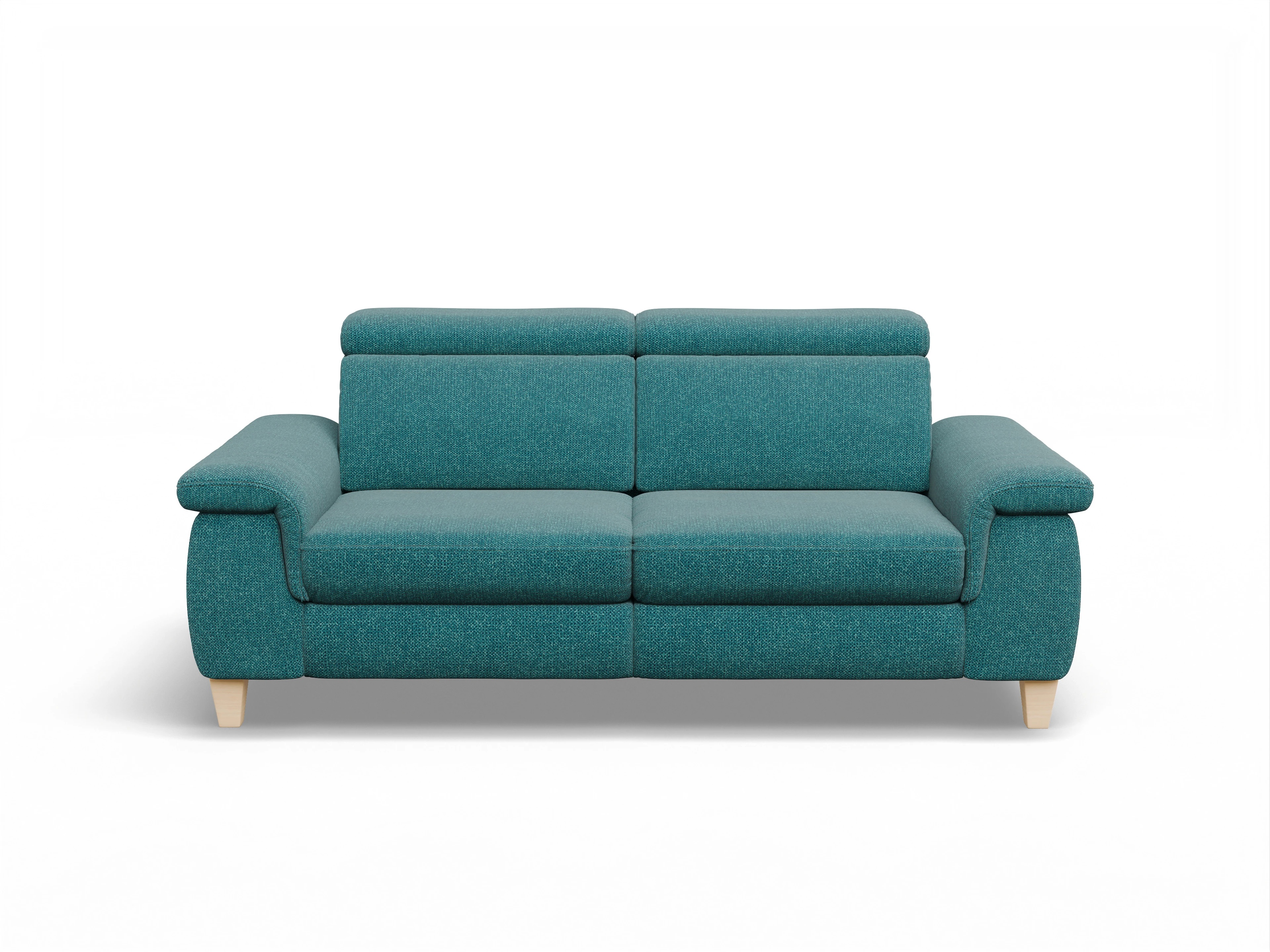 München 2,5-Sitzer Sofa Ansicht des Produktes München 2,5-Sitzer Sofa in Stoff Blau