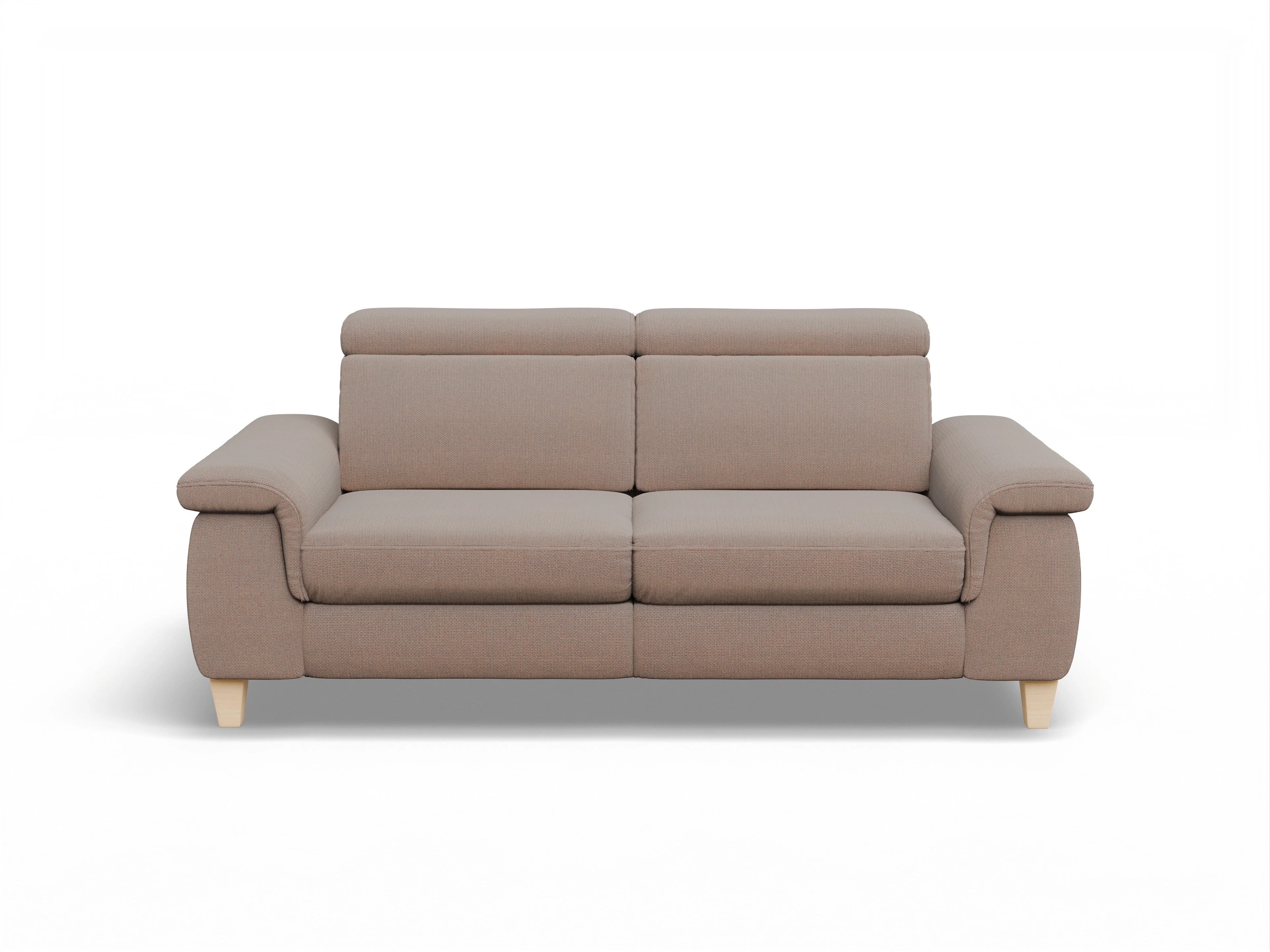 Ansicht des Produktes München 2,5-Sitzer Sofa in Stoff Braun