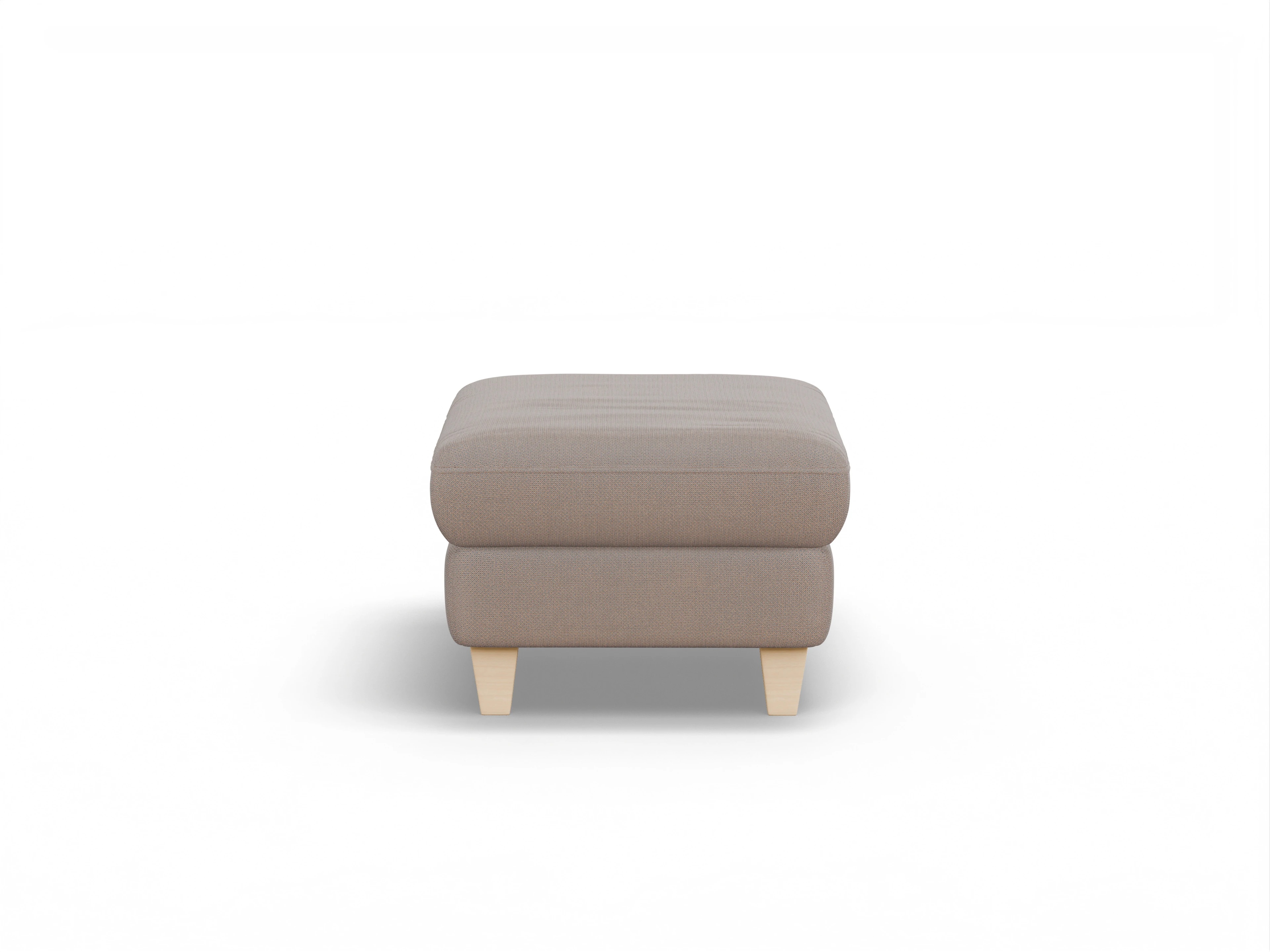 Ansicht des Produktes München Hocker in Stoff Braun