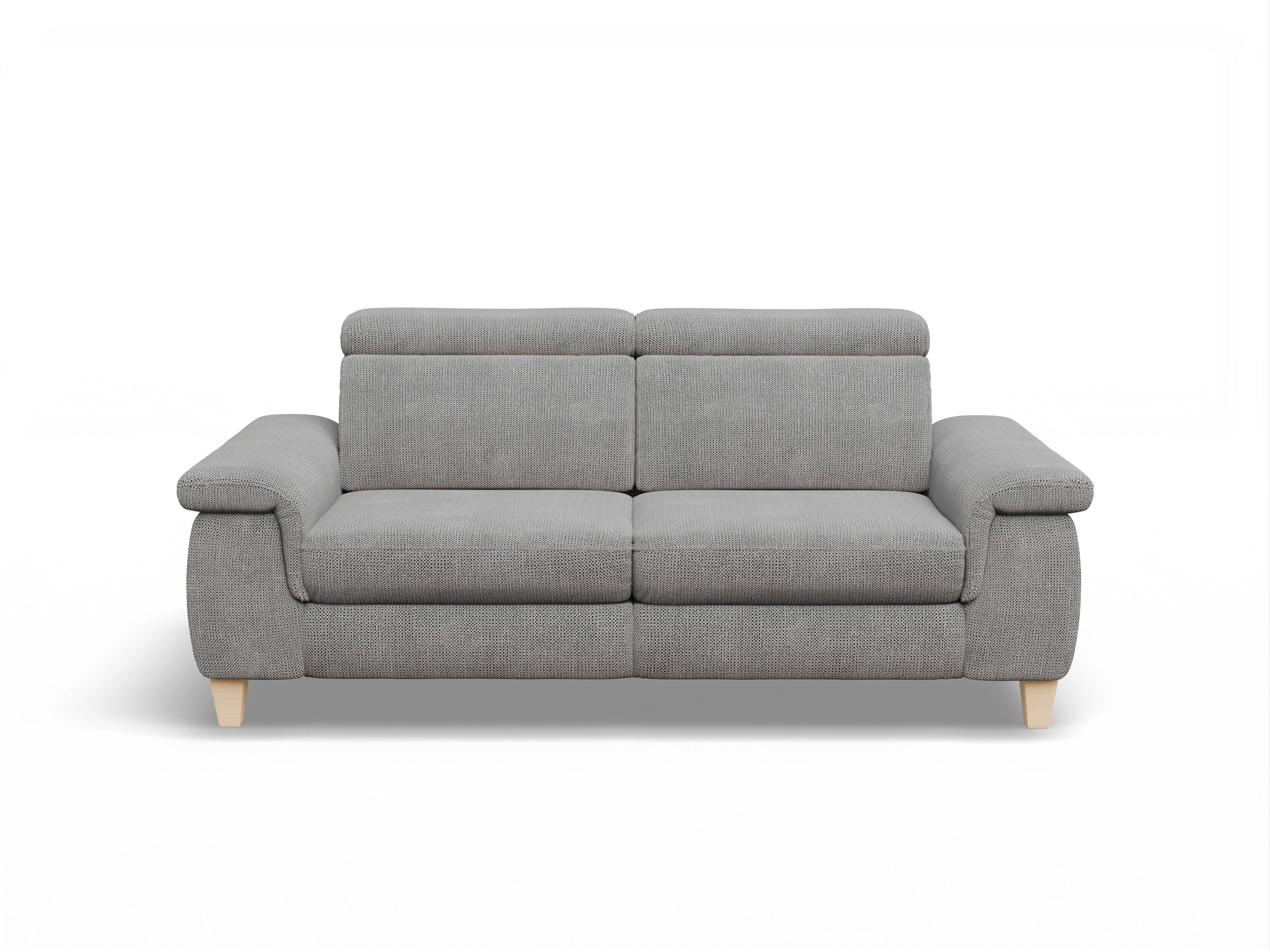 Ansicht des Produktes München 2,5-Sitzer Sofa in Stoff Grau