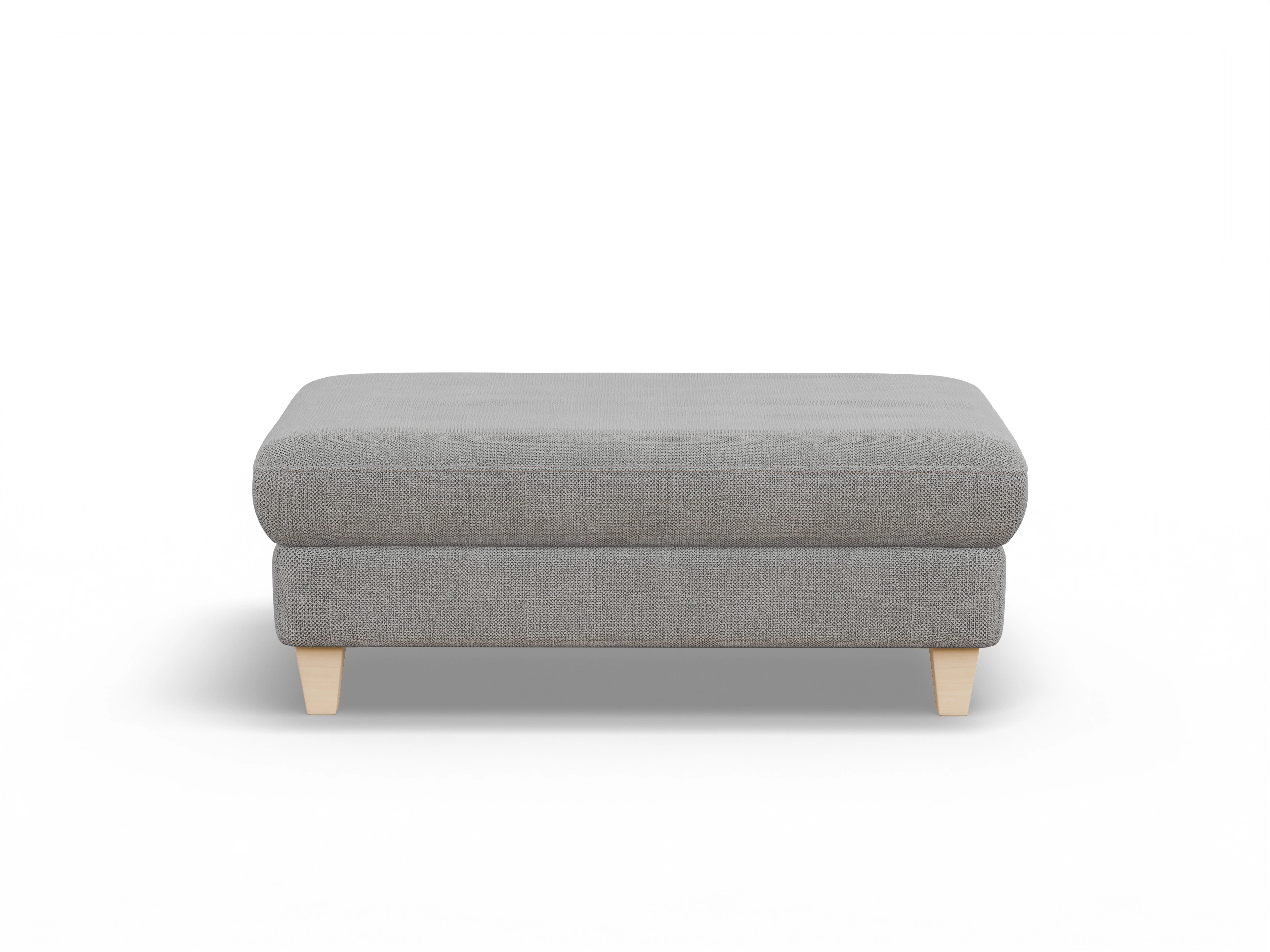 Ansicht des Produktes München Hocker in Stoff Grau