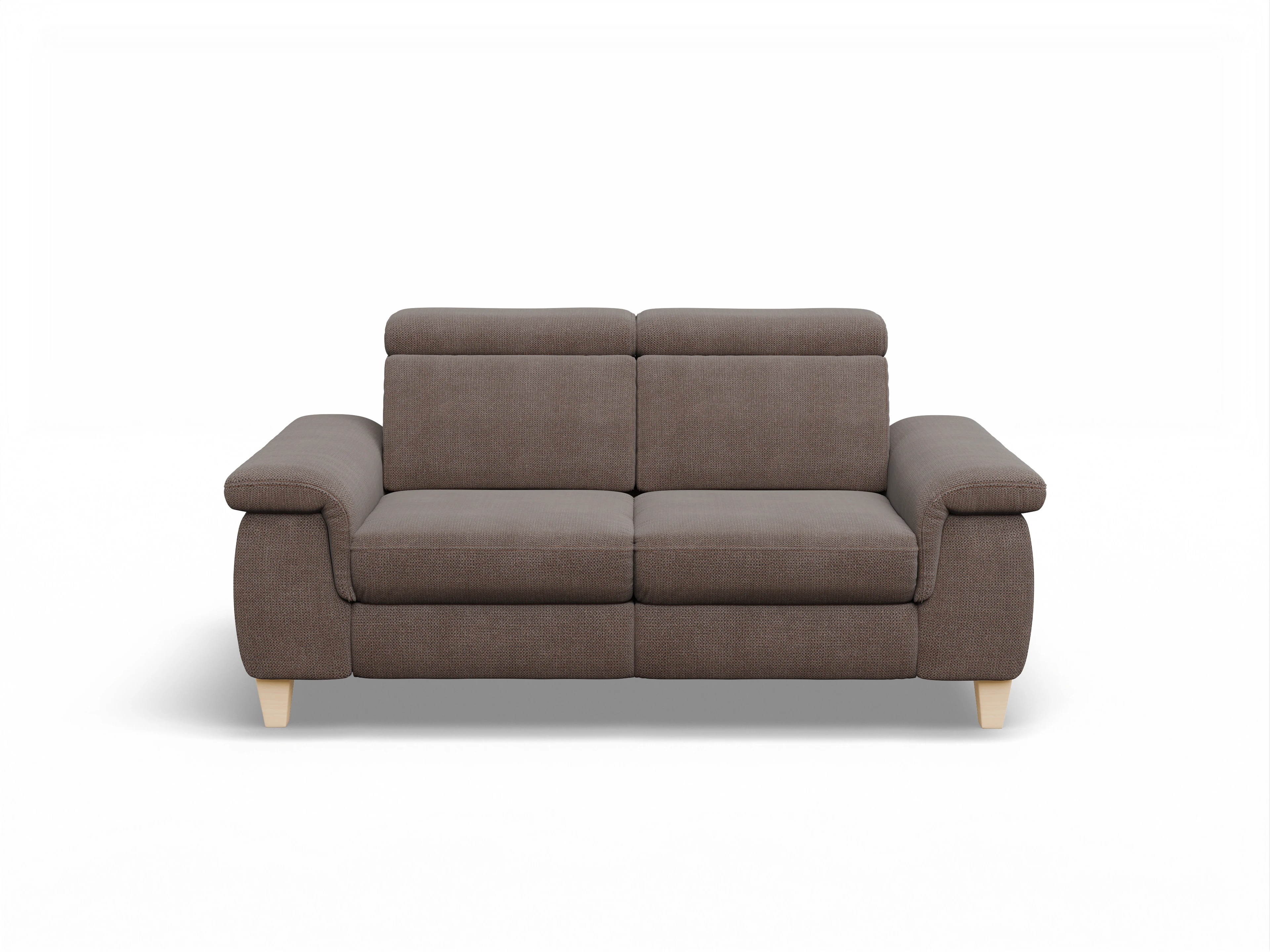 Ansicht des Produktes München 2-Sitzer Sofa in Stoff Braun