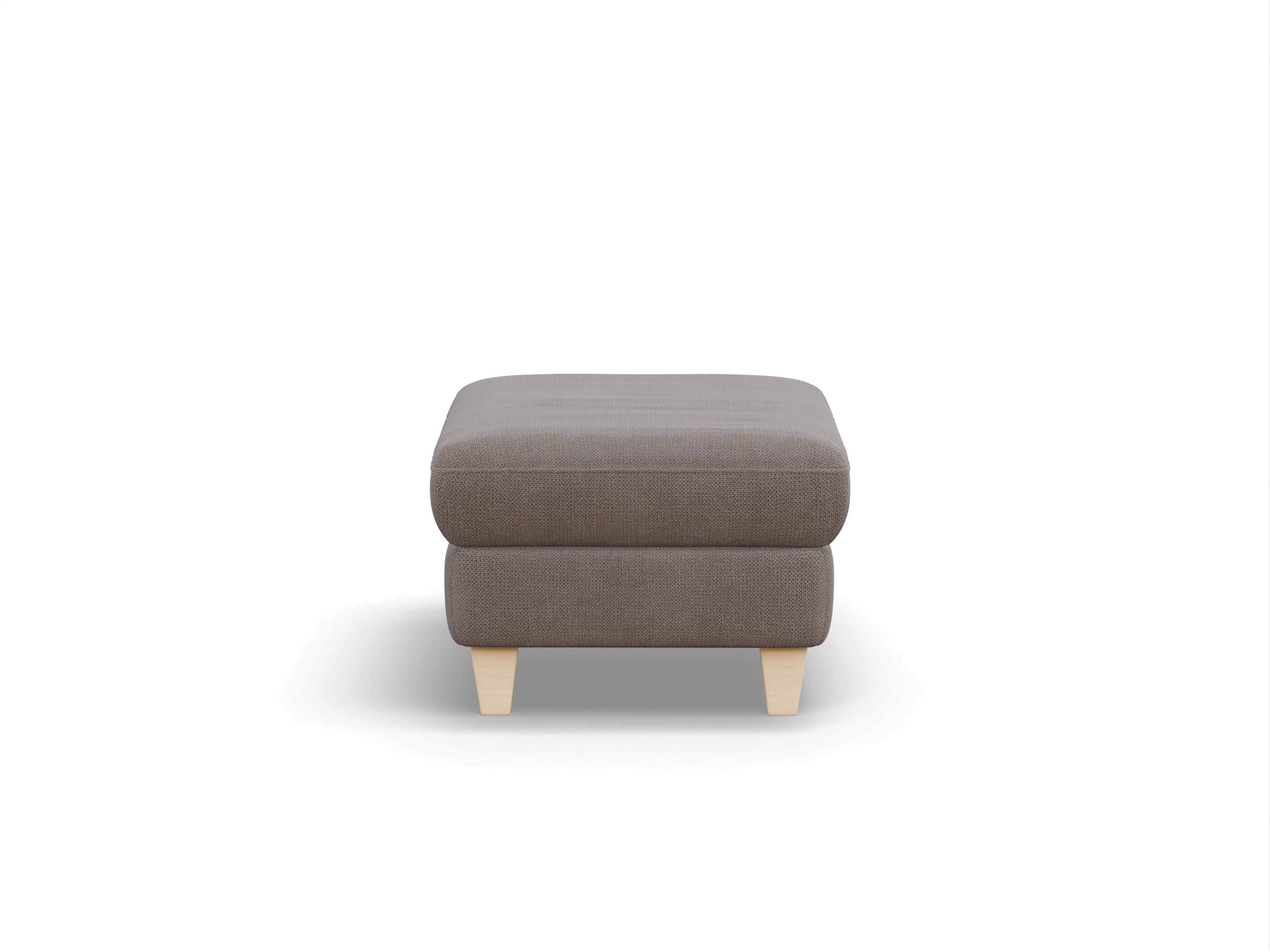 Ansicht des Produktes München Hocker in Stoff Braun
