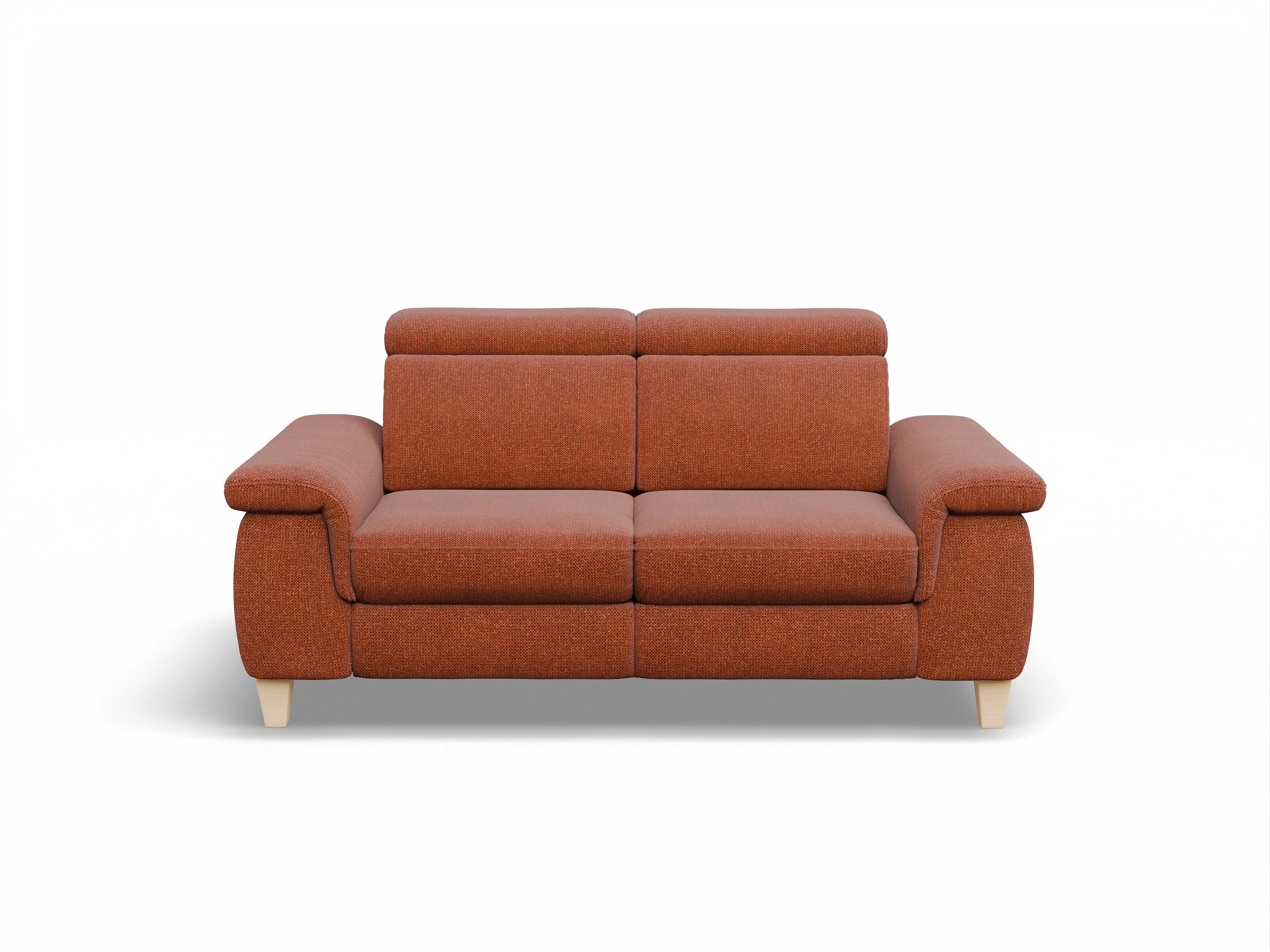 München 2-Sitzer Sofa Ansicht des Produktes München 2-Sitzer Sofa in Stoff Rot