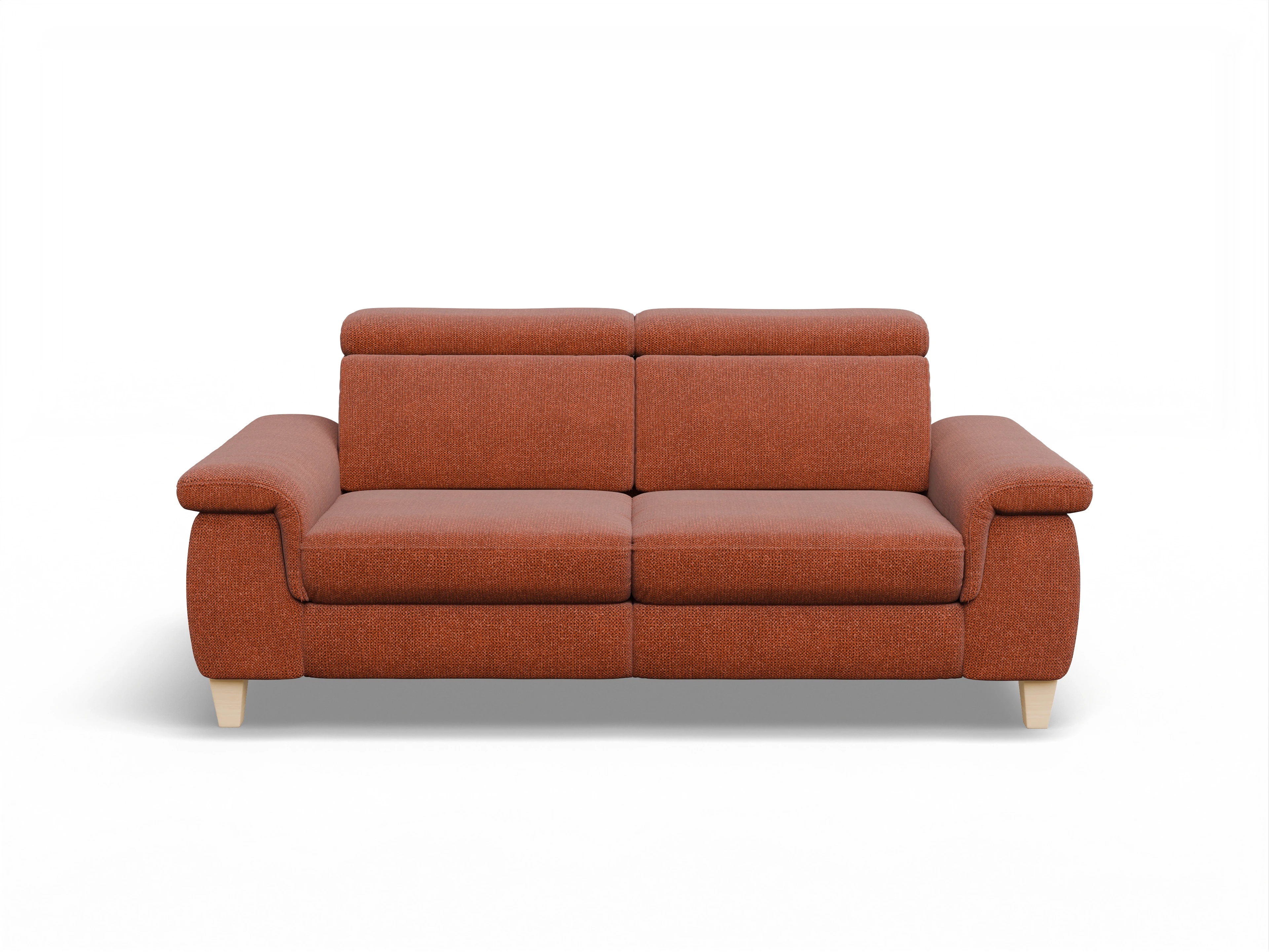 Ansicht des Produktes München 2,5-Sitzer Sofa in Stoff Rot