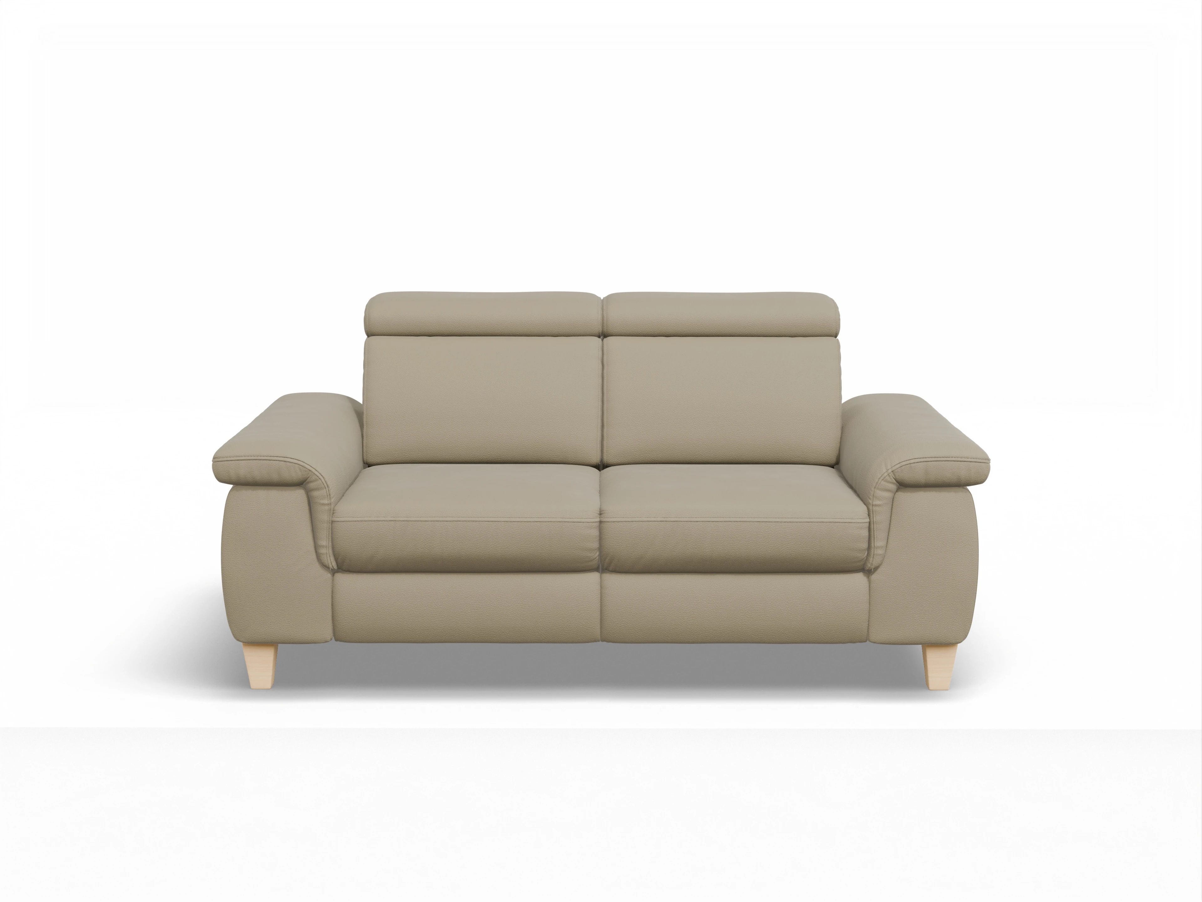 Ansicht des Produktes München 2-Sitzer Sofa in Leder Braun
