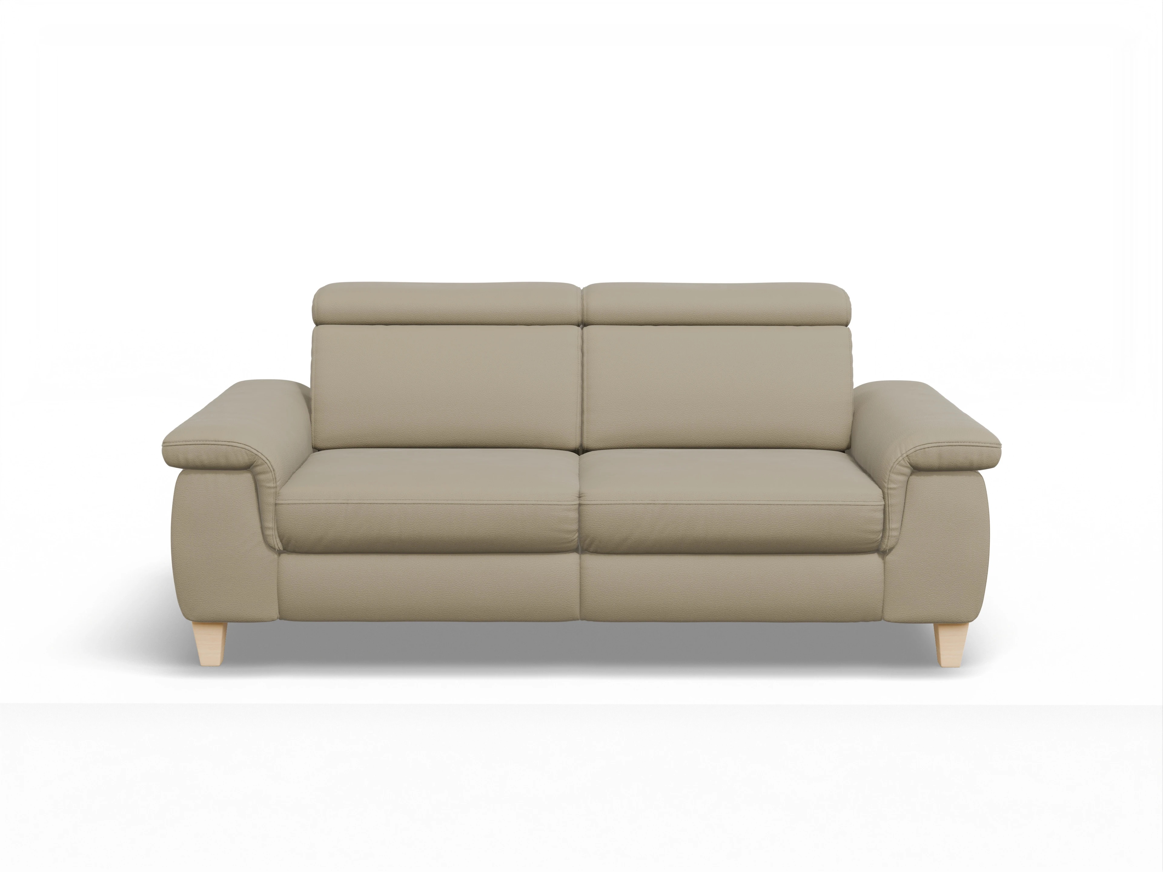 München 2,5-Sitzer Sofa Ansicht des Produktes München 2,5-Sitzer Sofa in Leder Braun