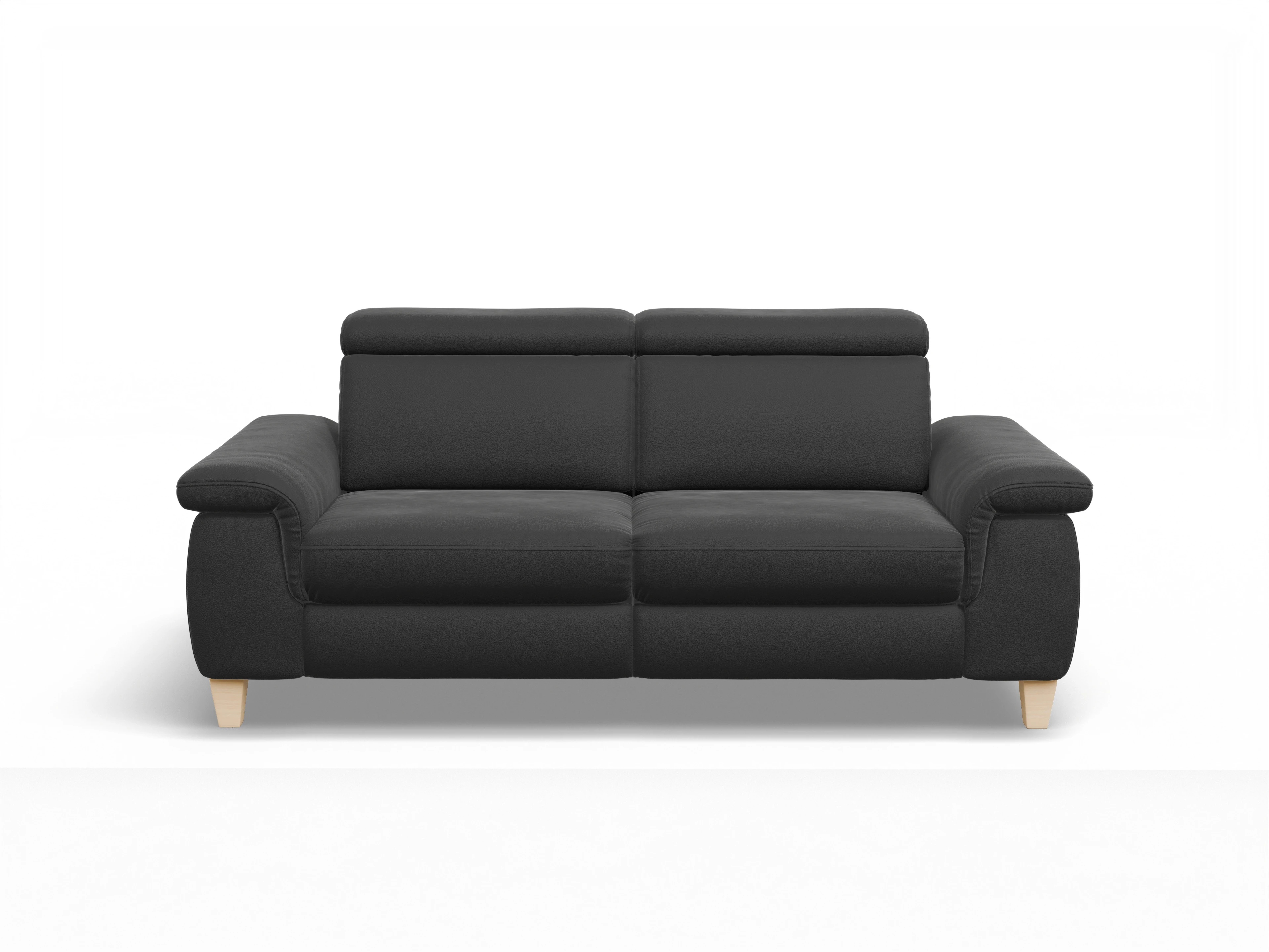 München 2,5-Sitzer Sofa Ansicht des Produktes München 2,5-Sitzer Sofa in Leder Schwarz