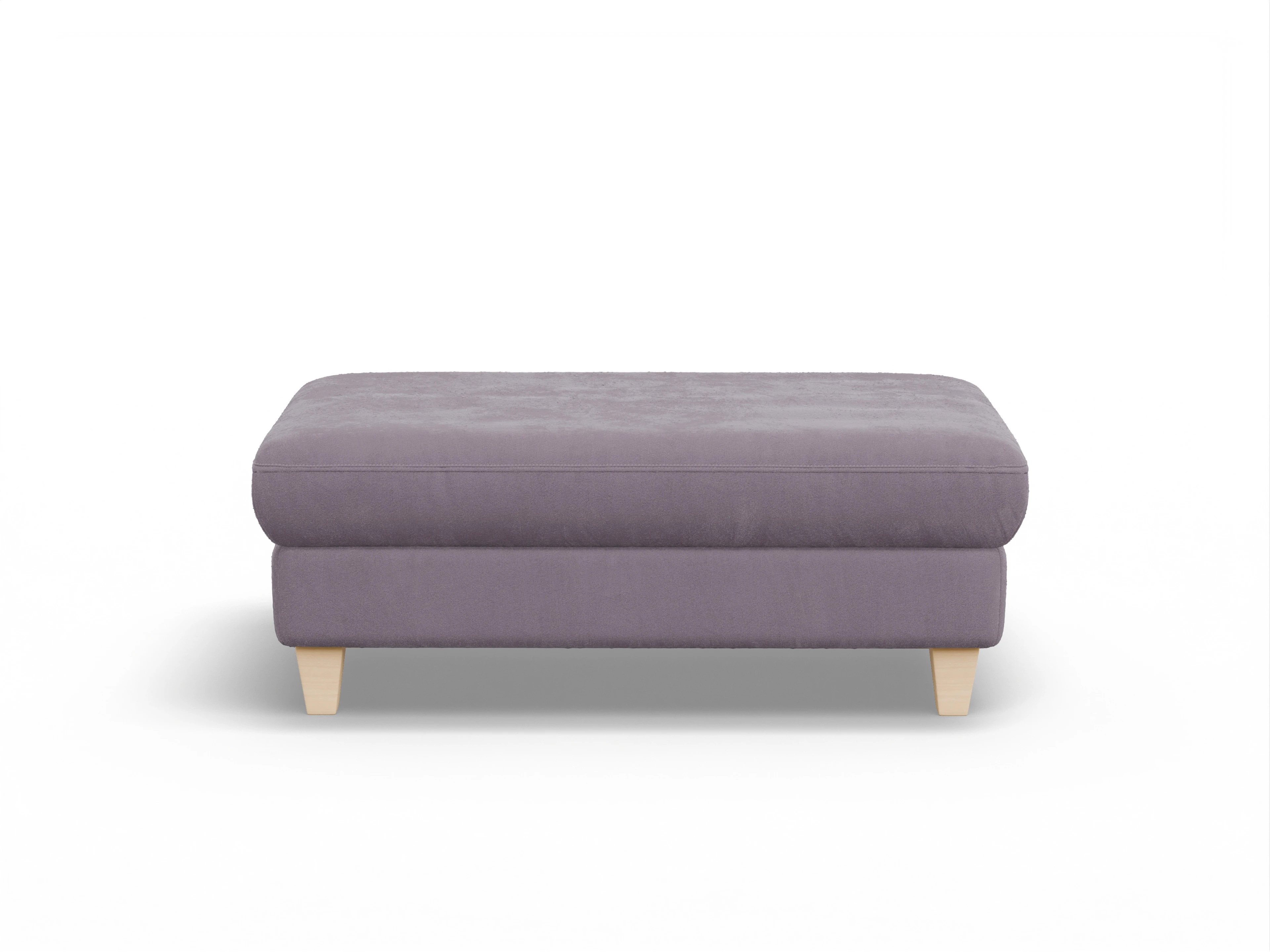 Ansicht des Produktes München Hocker in Stoff Lila