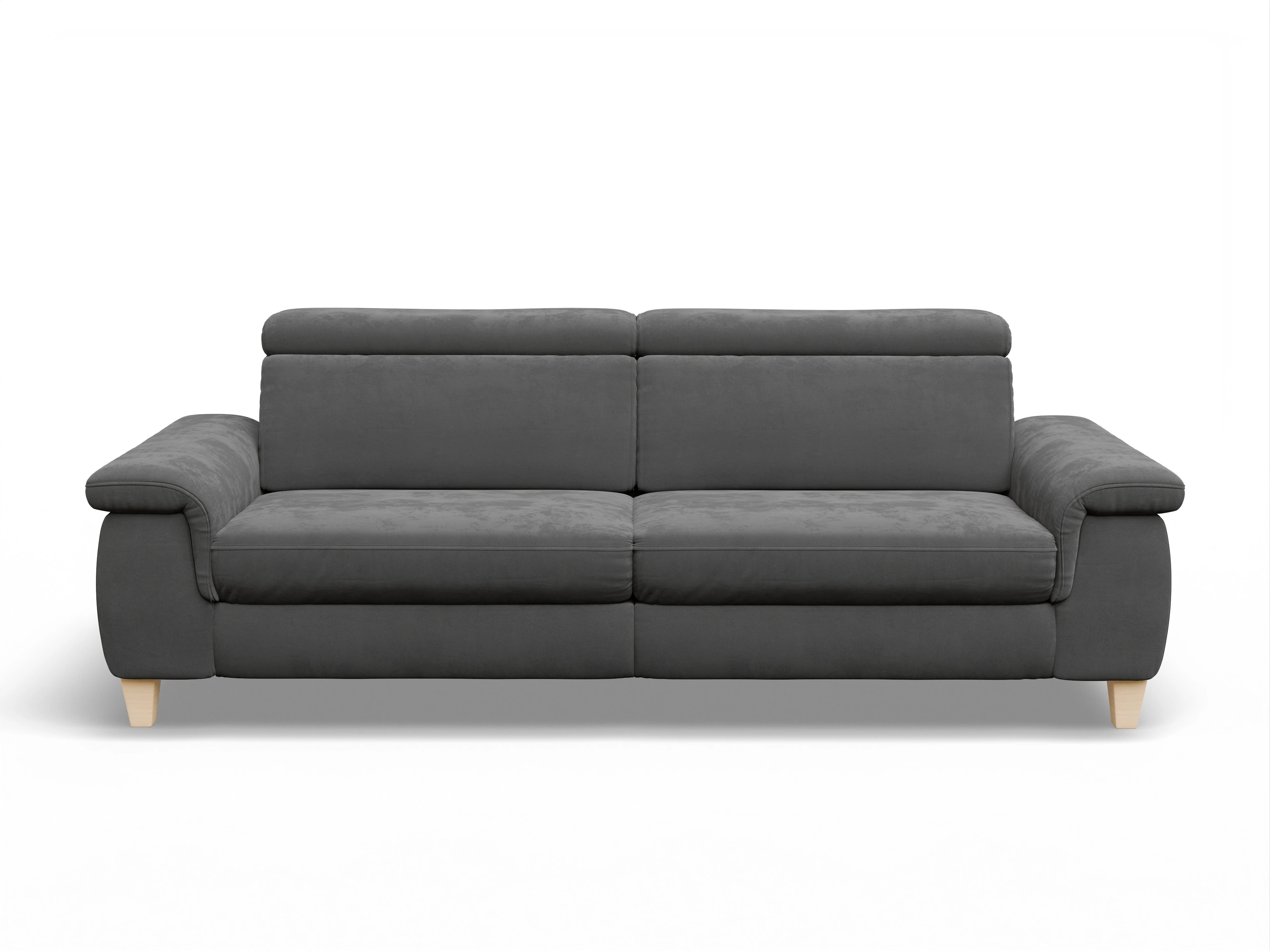 Ansicht des Produktes München 3-Sitzer Sofa in Stoff Grau