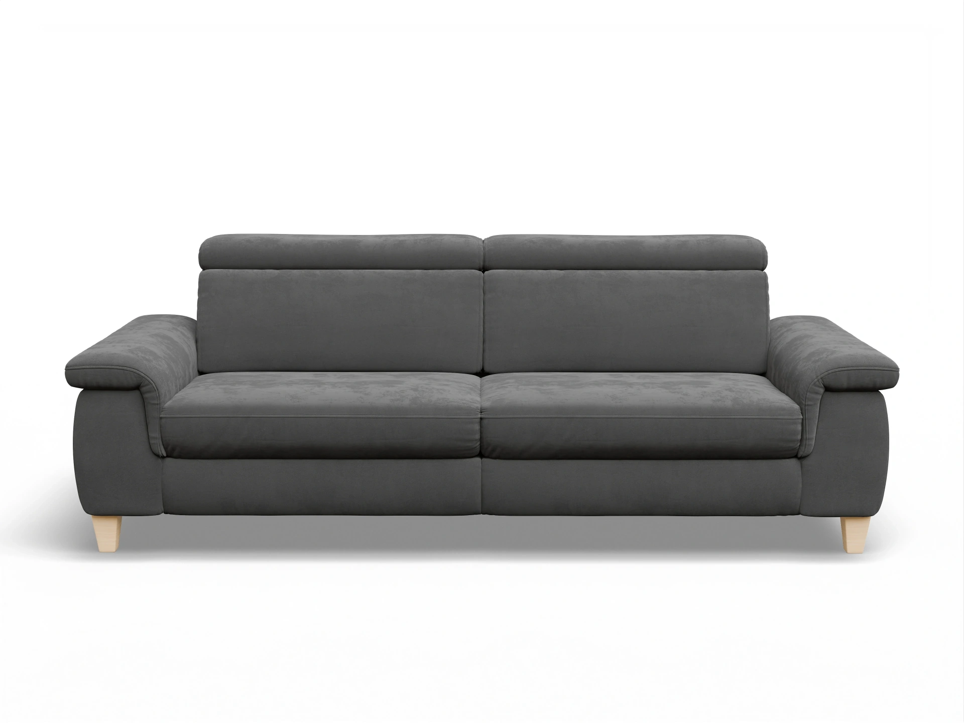 Ansicht des Produktes München 3-Sitzer Sofa in Stoff Grau